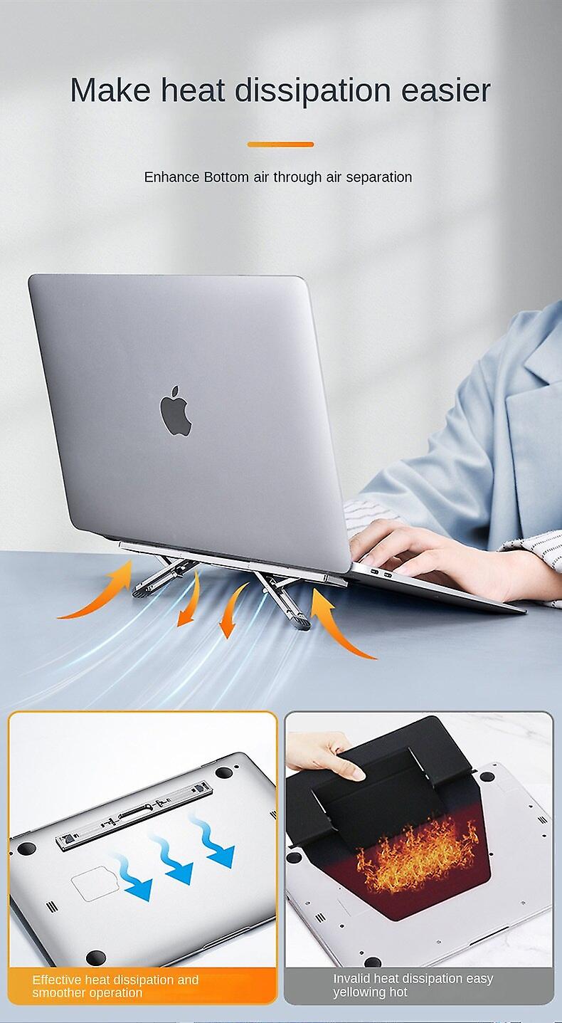 Laptop Tablet Support Stand Riser Holder For Macbook Ibm Surface Foldable And Portable