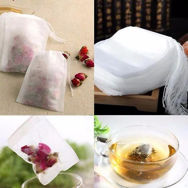 100pcs Empty Tea Bags For Loose Tea Teabags