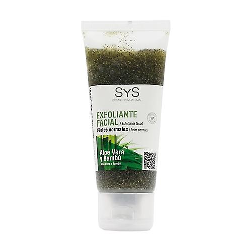 Aloe Vera and Bamboo Facial Scrub 100 ml of cream