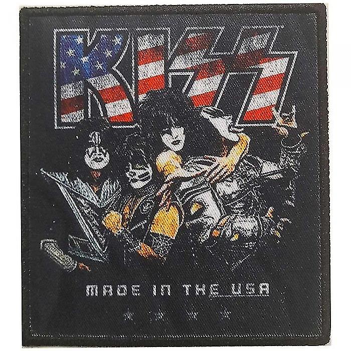 Kiss Made In The USA Iron On Patch