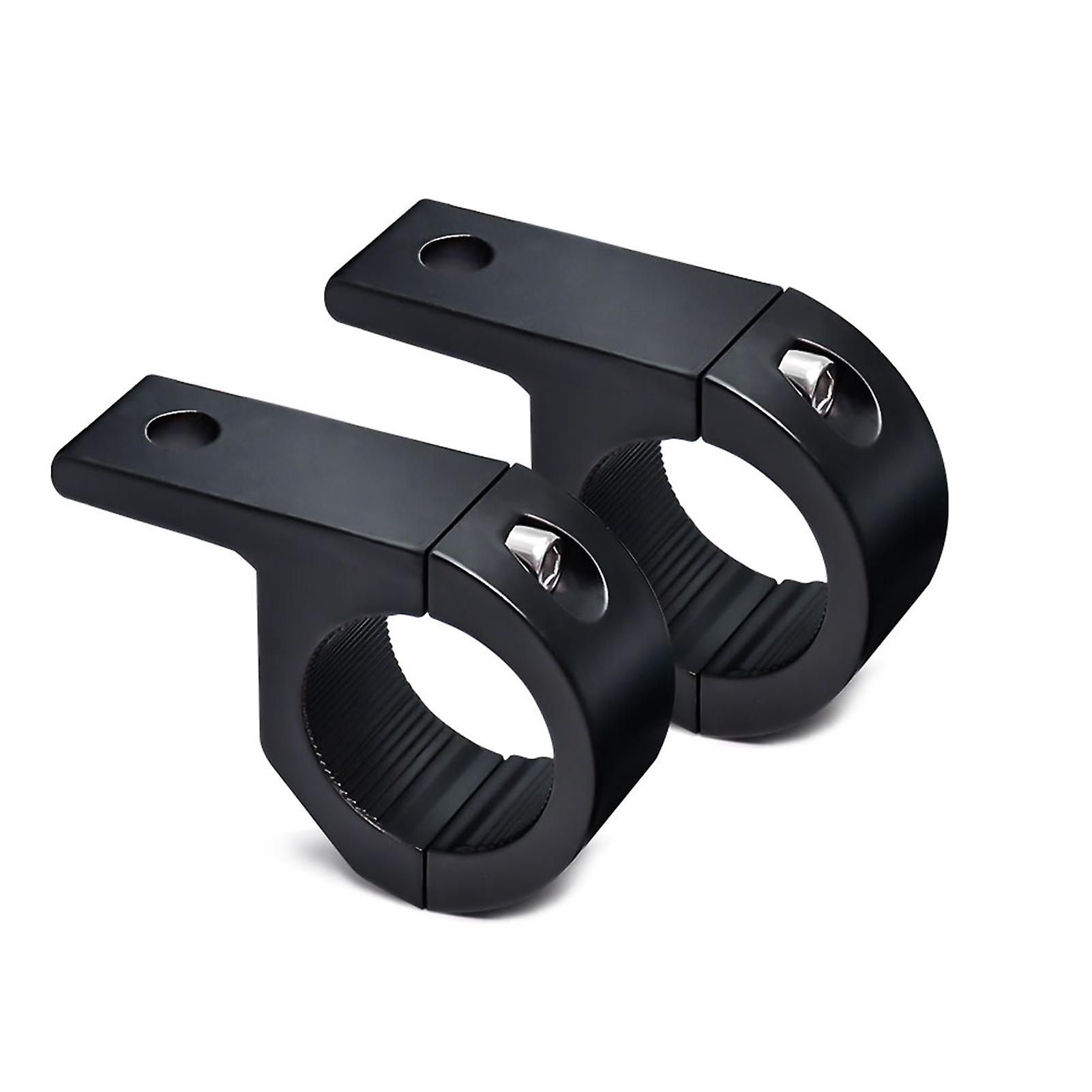 2PCS Light Bar Mounts 0.85-1.29inch Mounting Bracket Clamp Kits for Motorcycle Scooter Off-Road ATV