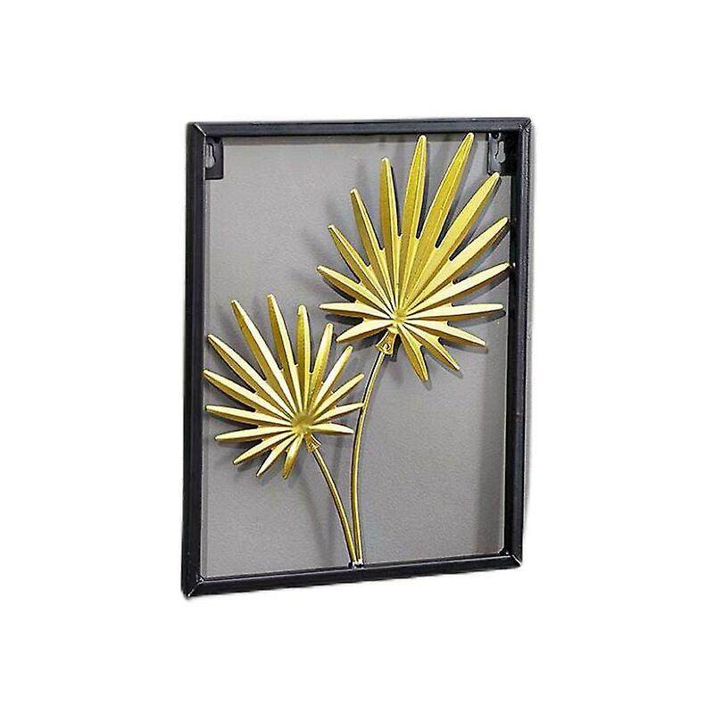 Metal leaf hanging, wall decor, sun leaves