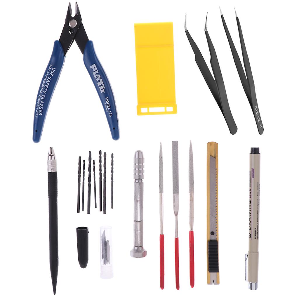 Basic Tools Craft Set for Car Model Building Kit for Gundam Modeler