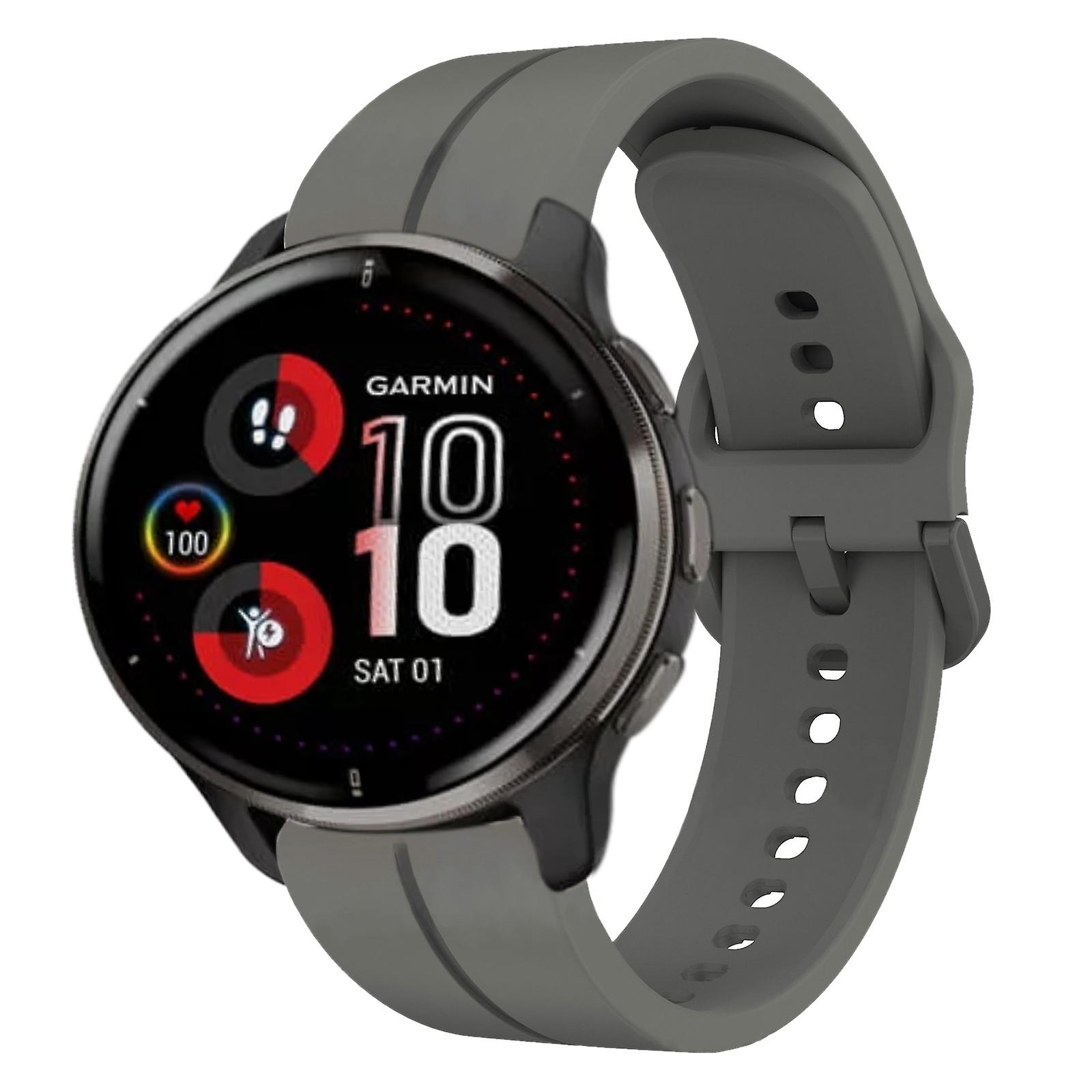 Silicone Watch Band For Garmin Venu 2 Plus