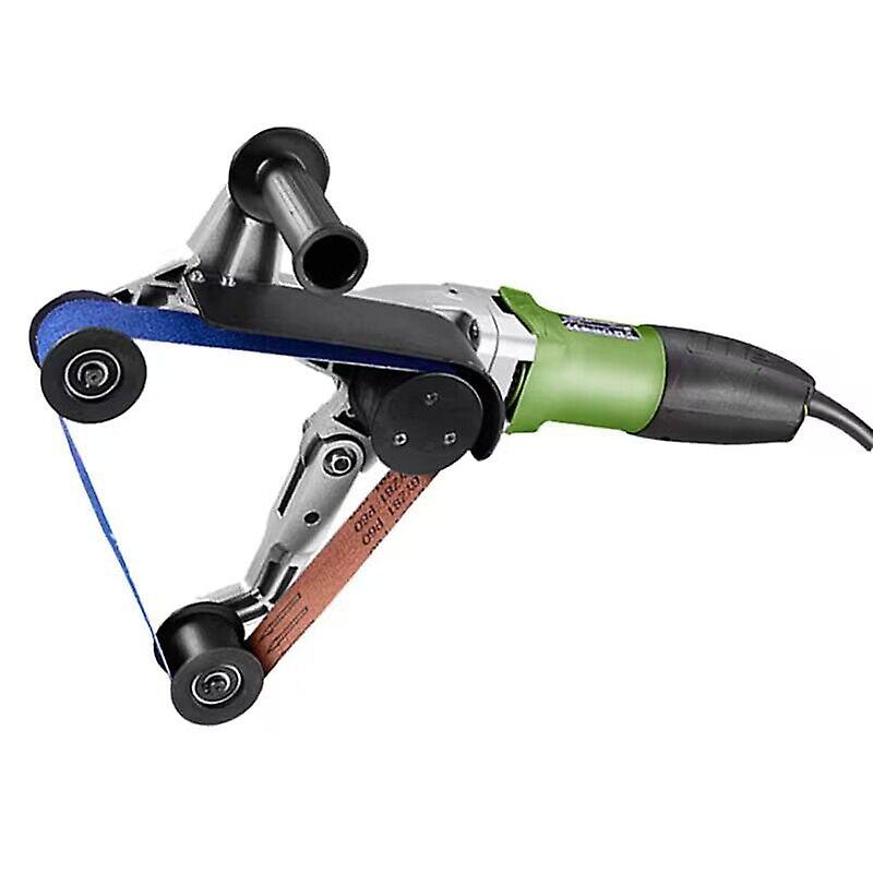 800W Electric Stainless Steel Pipe Polishing Machine Handheld Pipe Polishing Polishing Belt Sander 110v/220v