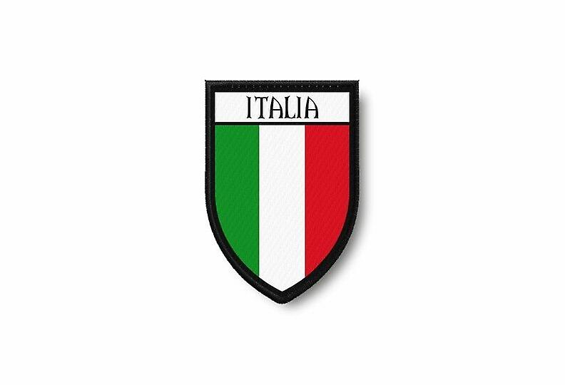 Patch Ecusson Termocollant Bord Brode Flag Prints Italian Italy