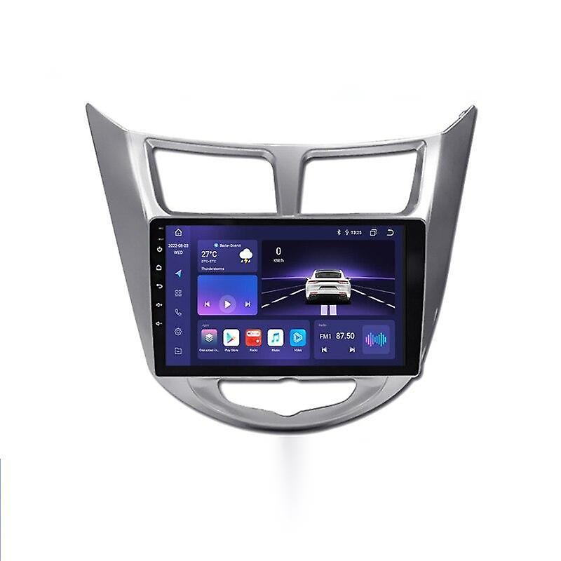 9 Inch Android Auto Wireless Carplay Car Stereo for Hyundai Solaris Accent Verna 2010-2016 Car Radio