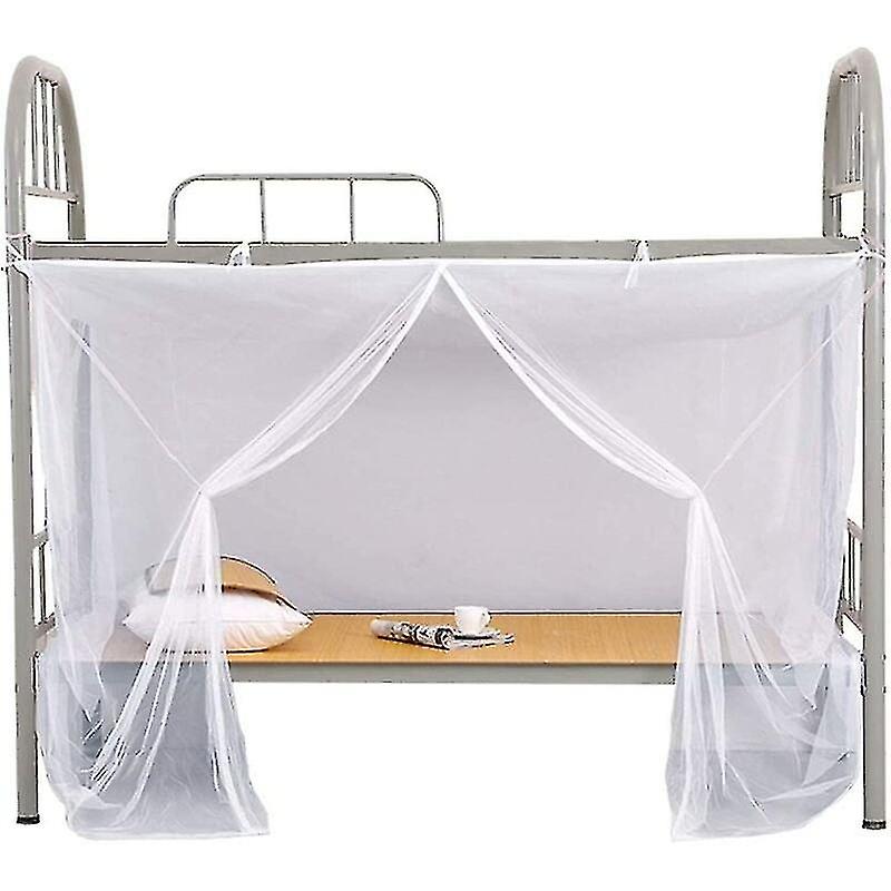 Mosquito Net 1.5 X 2m Fine Hole Student Dormitory White Bunk Bed