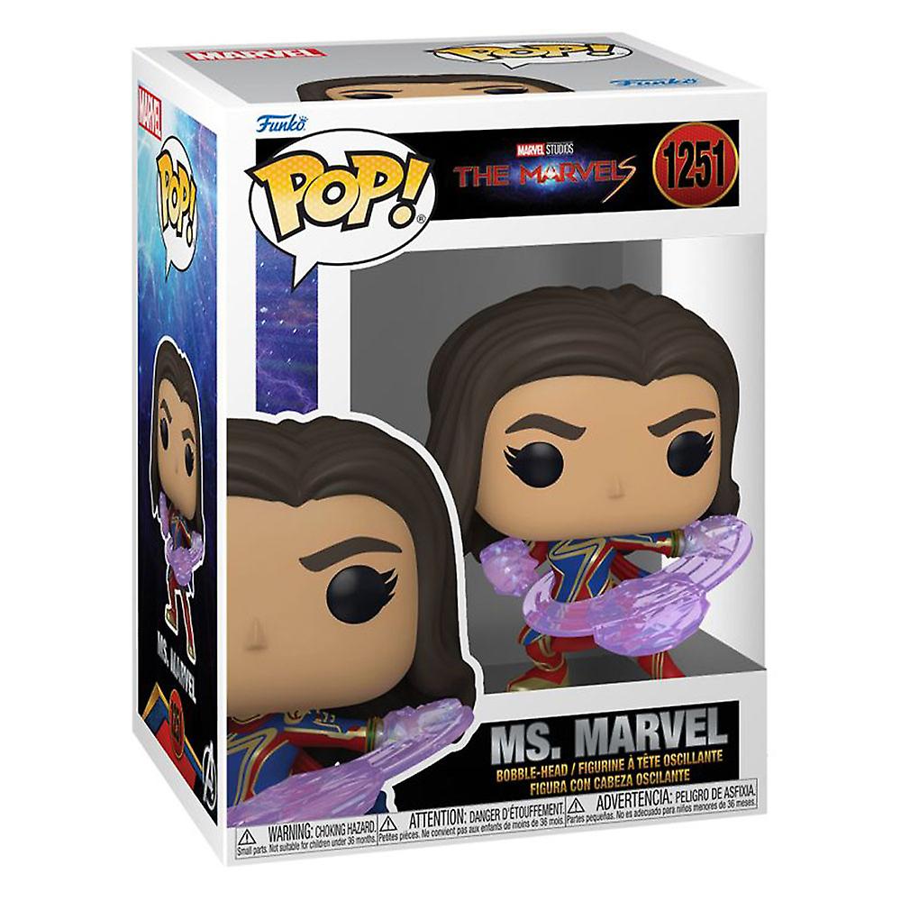 Funko Pop Movies the Marvels Ms Marvel Vinyl Figure for Ages 3 Years and Up