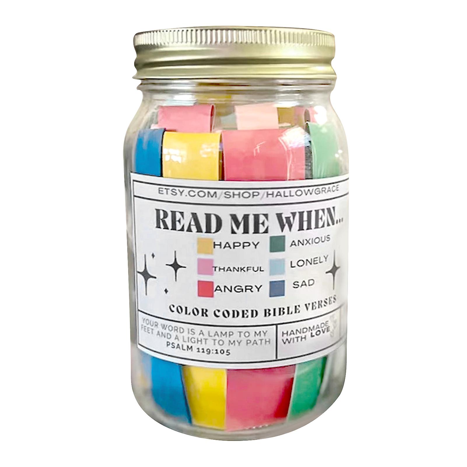 Scripture Cards with Bible Verse Jar Multi-Function Christian Gifts for Valentine's Day