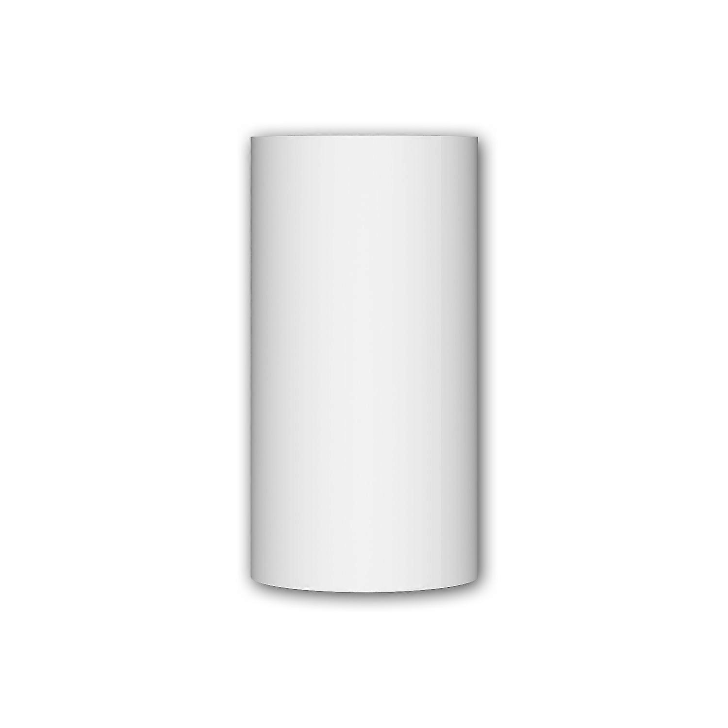 Profhome Decor 1 x Full column segment 412002 Profhome white Rigid polyurethane foam pre-primed lightweight, sturdy, dimensi