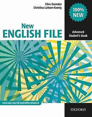 New English File Advanced Students Book by Christina LathamKoenig Paperback Book