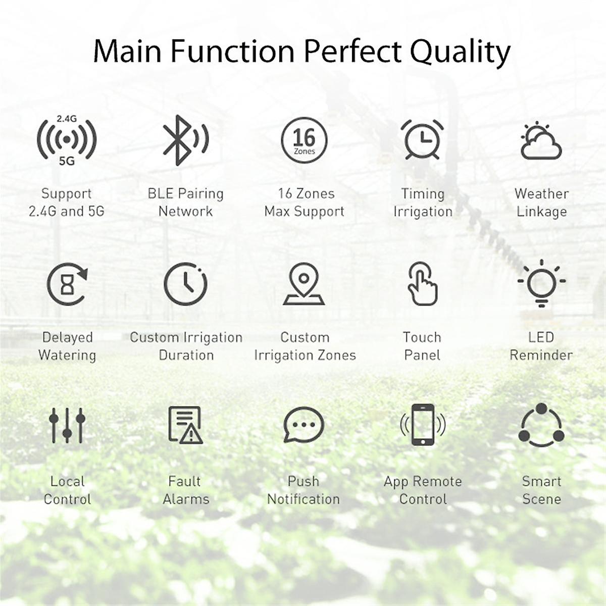 Tuya Wifi BT Smart Sprinkler Controller Gardening Automatic Irrigation Water Timer Automatic Wateri
