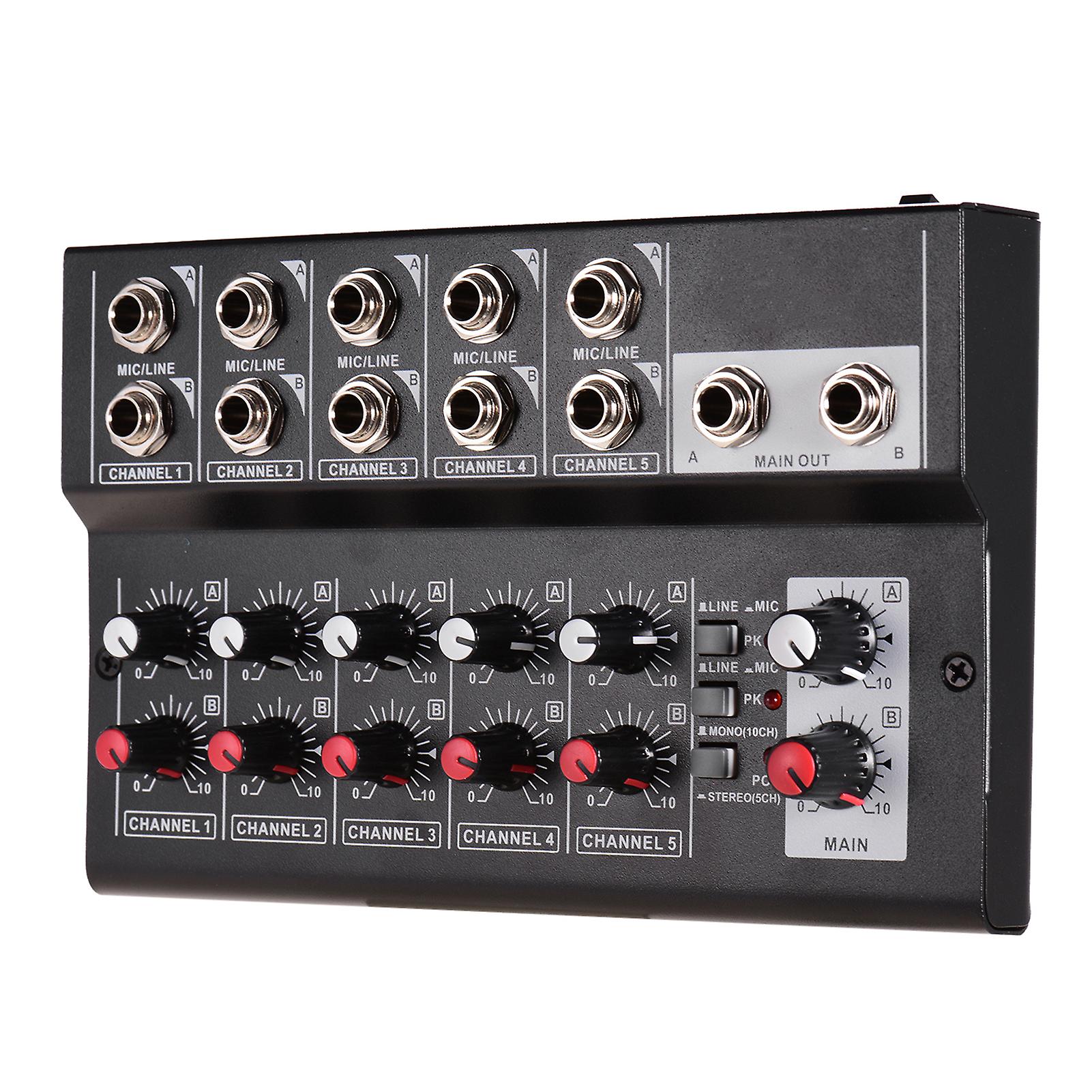 Mix5210 10-channel Mixing Console Digital Audio Mixer Stereo