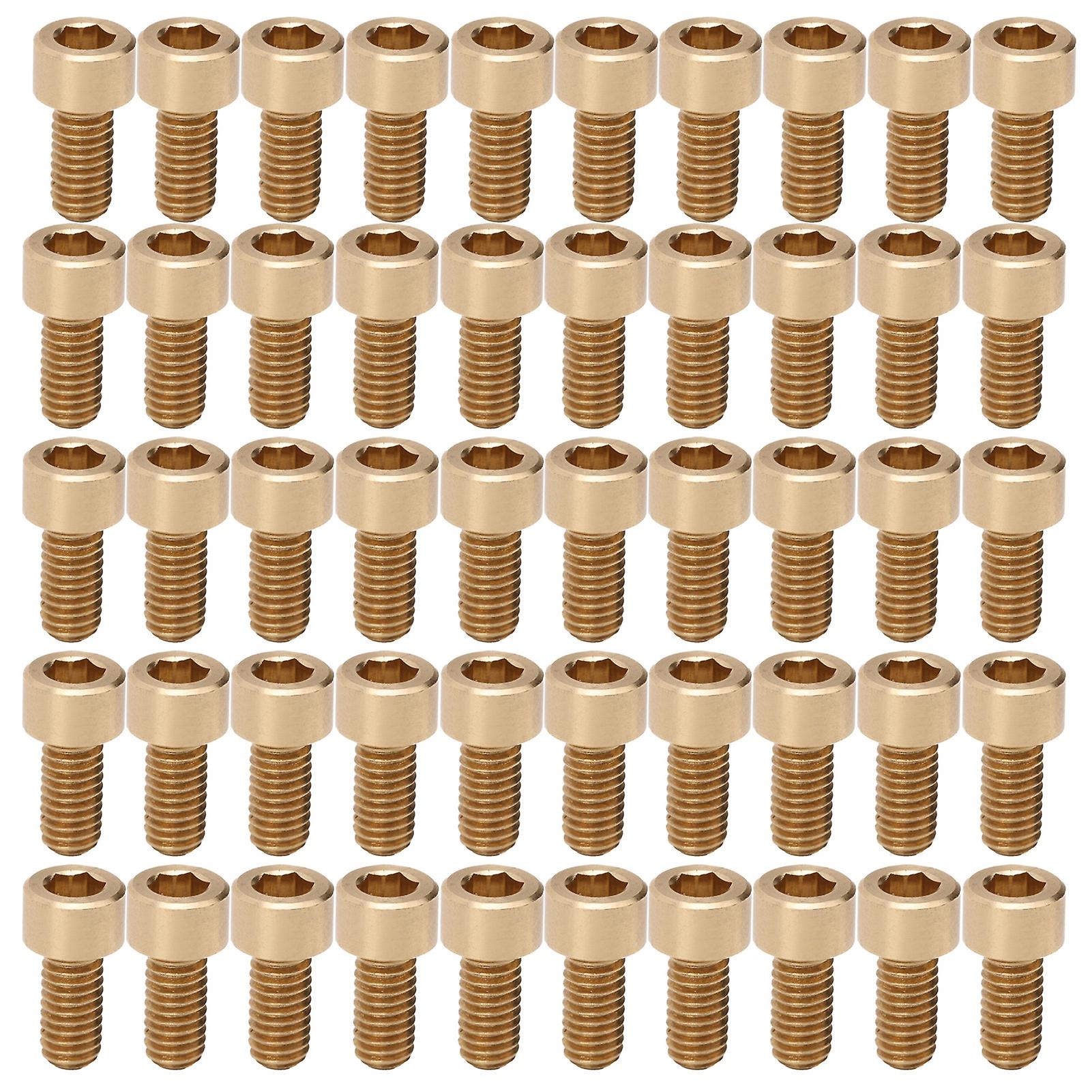 DTCY 50Pcs βιομηχανικές προμήθειες M6M6x12mm εργαλείων υλικού συνδετήρων βιδών βιδών υποδοχών δεκαεξαδικού