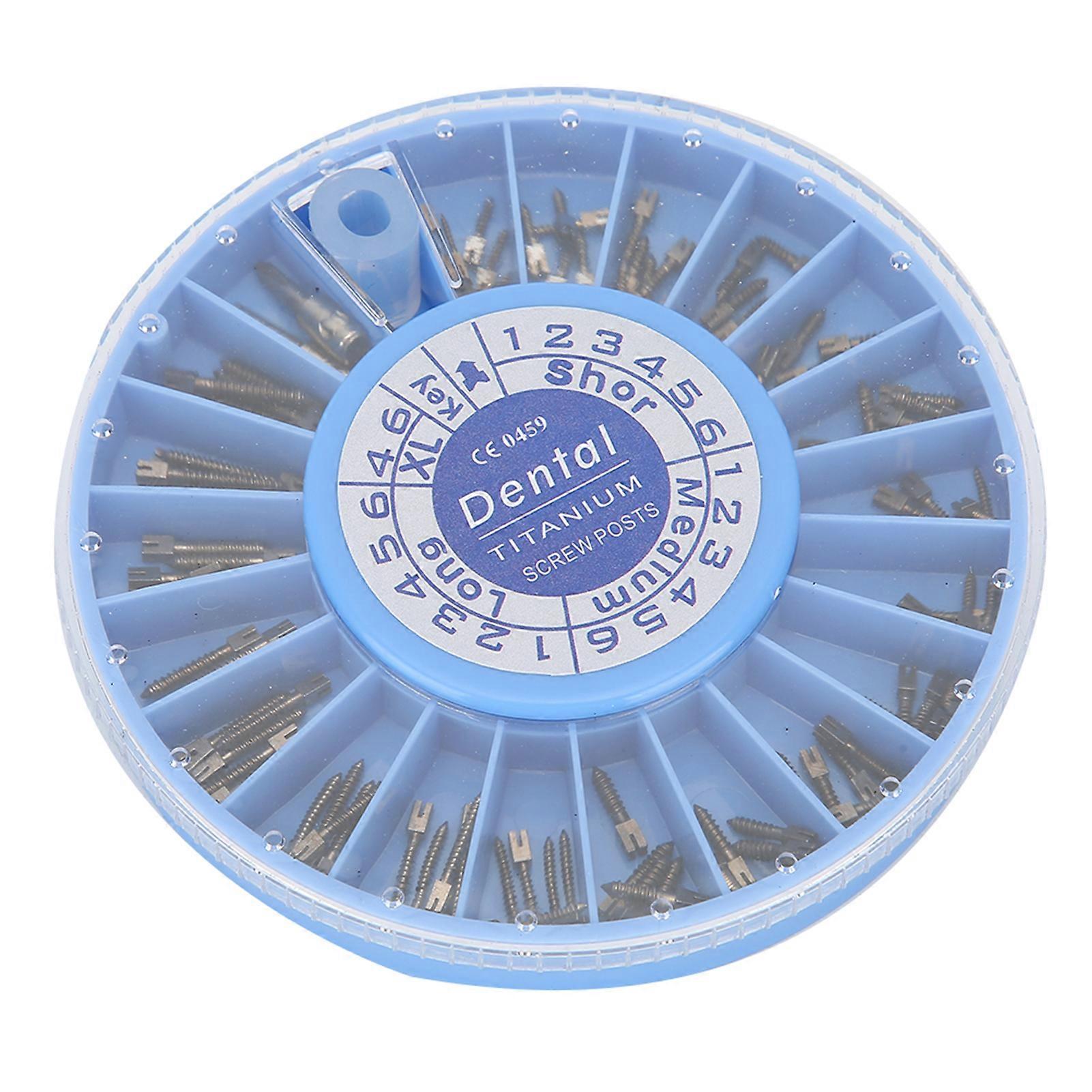 120pcs牙科螺丝柱各种防锈螺丝柱牙科用品配件