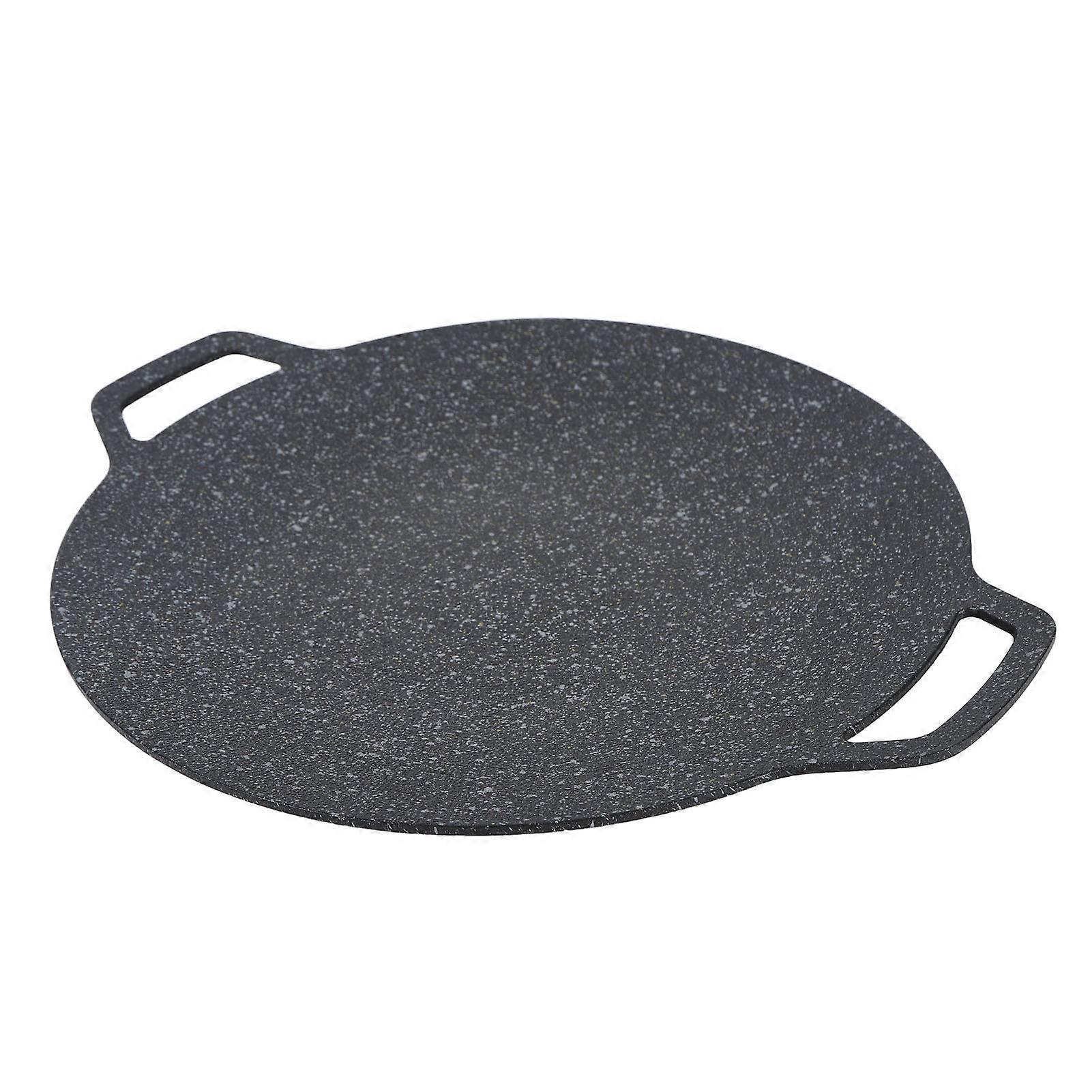 Reusable 38cm Nonstick Grill Pan with High Thermal Coating