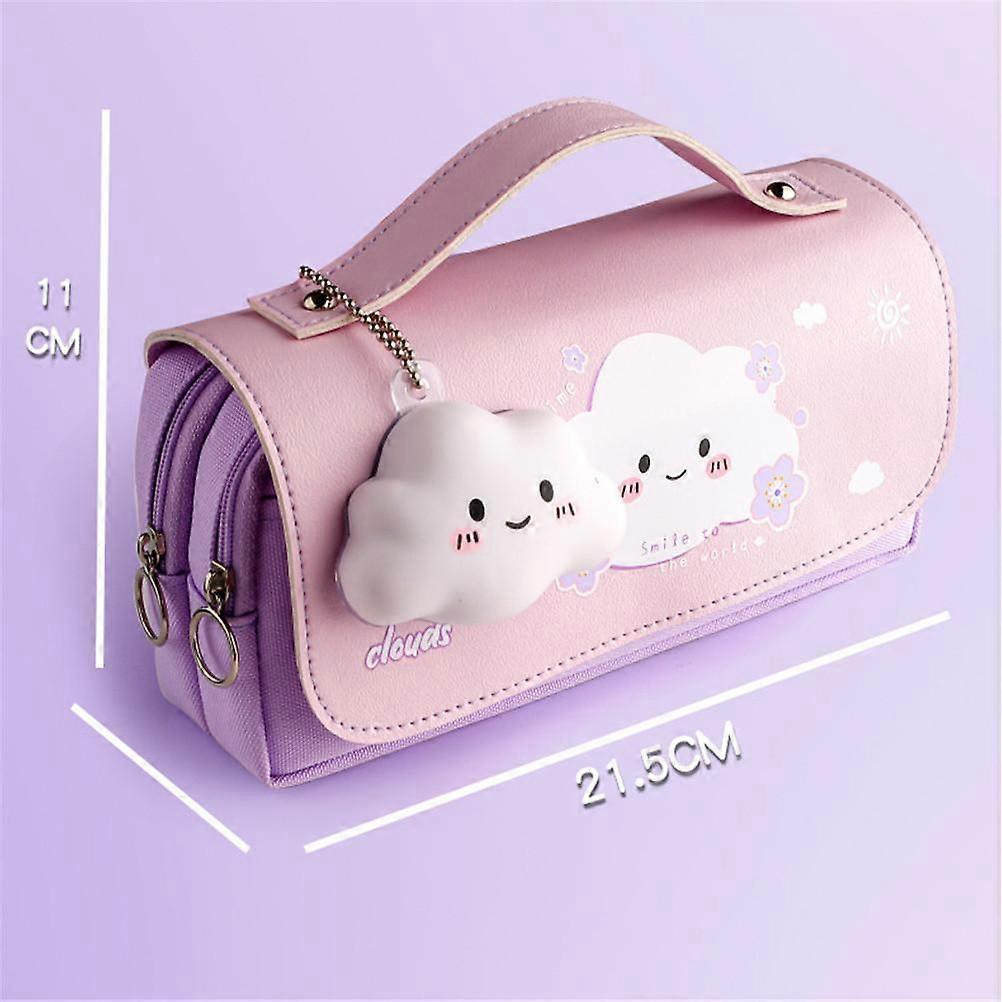 HUGS IDEA Federmäppchen Mit Tier-Muster – 22x11x4 Cm, Personalisierbar, Vielseitige Organizer-Tasche