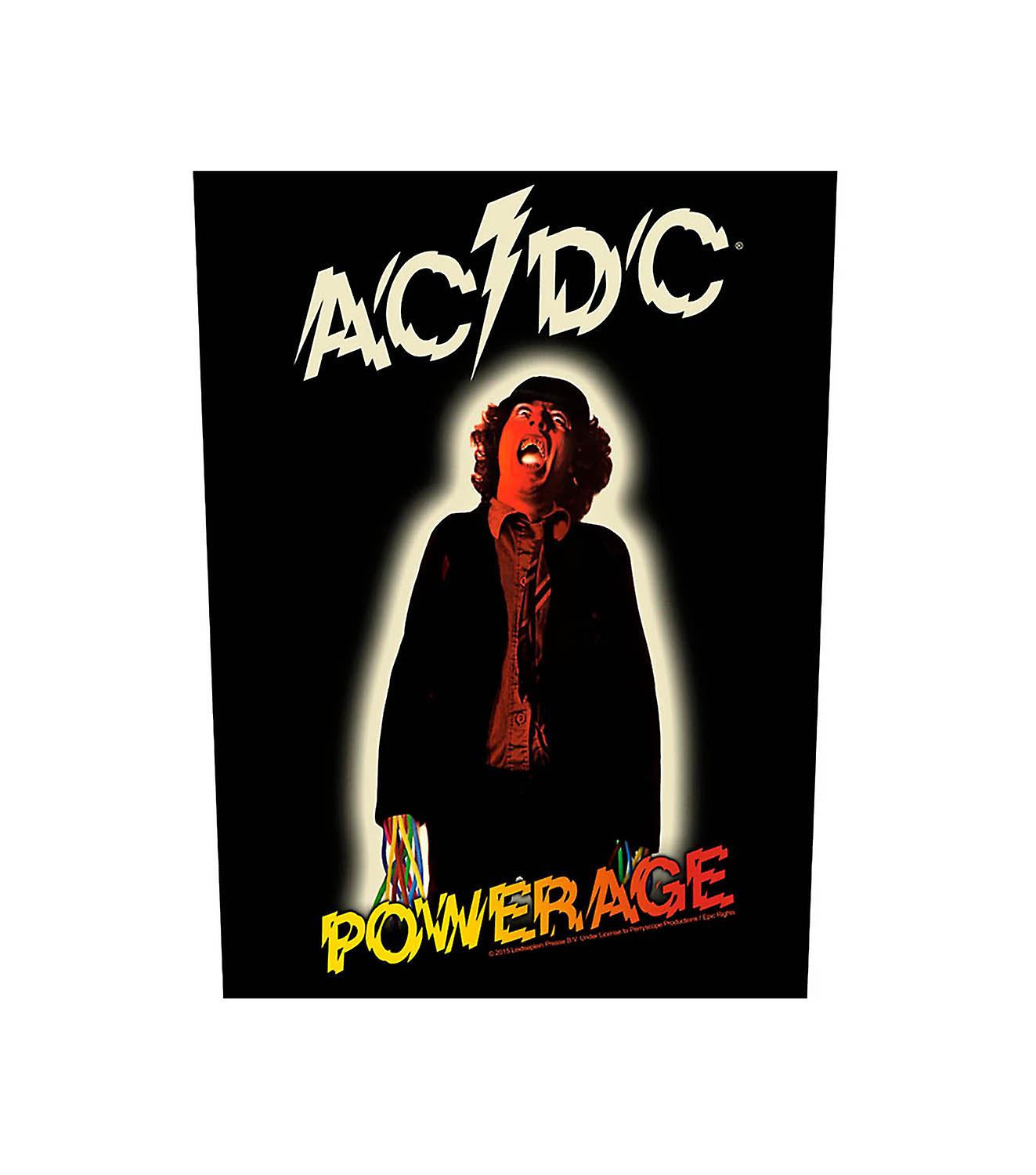 AC/DC Angus Powerage Band Logo Back Patch