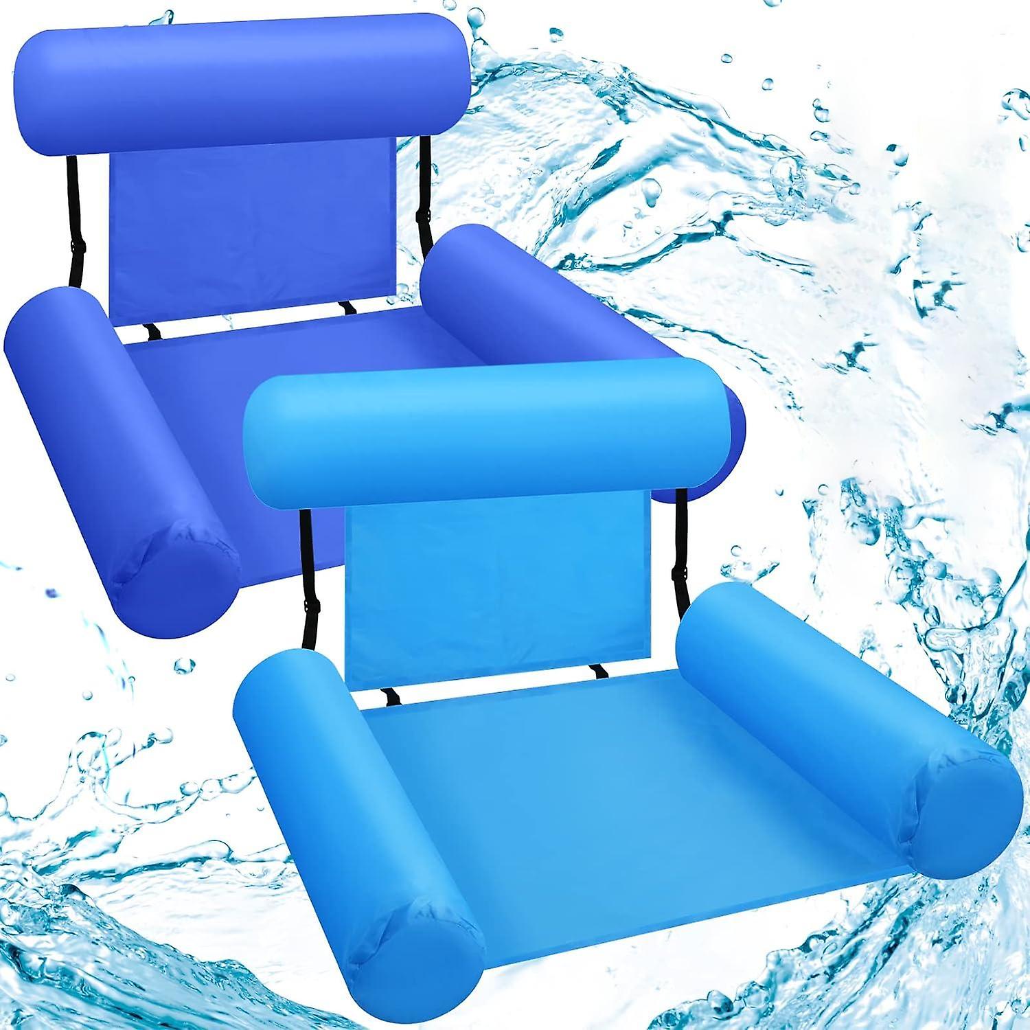 2 Pcs Pool Floating Chair Swimming Pool Floats Inflatable Floating