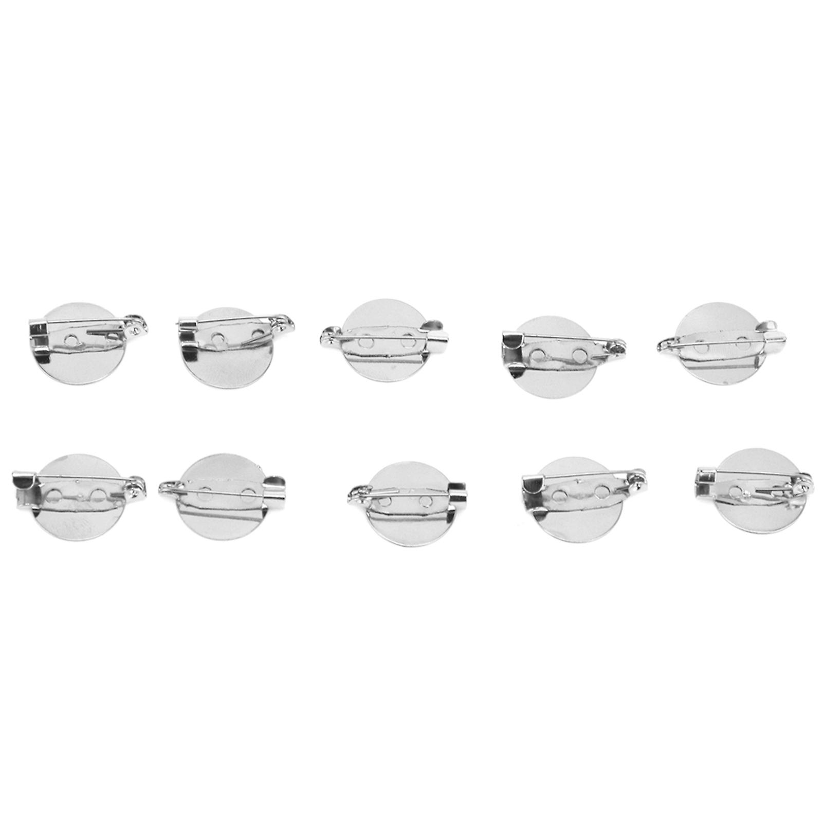 Flat Round Brooches, Handmade, Accessories