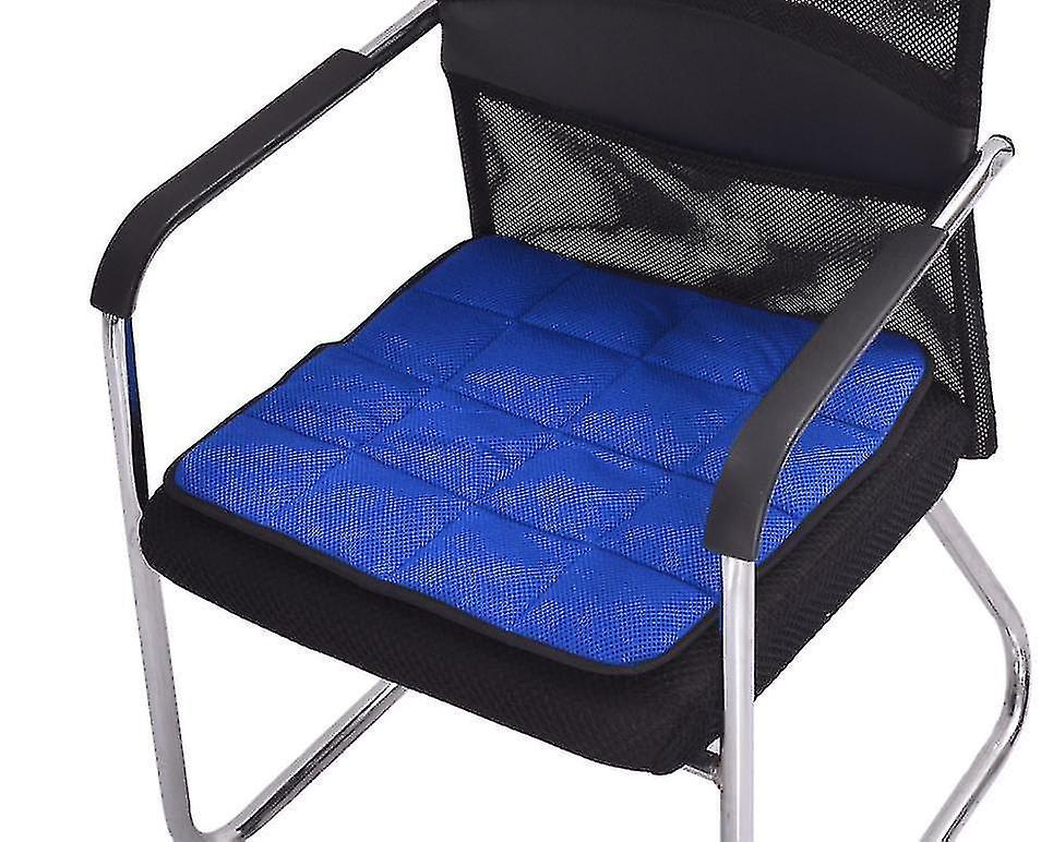 Car Sofa Four Seasons Universal Breathable Mesh Monolithic Bamboo Charcoal Non-slip Cushion(blue)