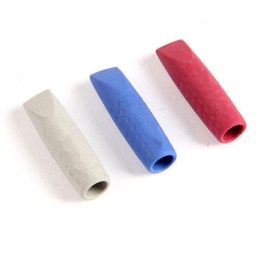Rubber pencil cover (random color) Student pencil Protector extender available Soft Eraser