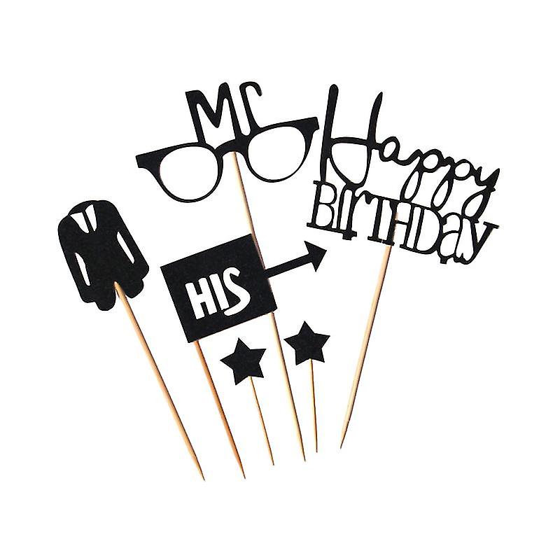 60pcs Business Suit Cake Topper