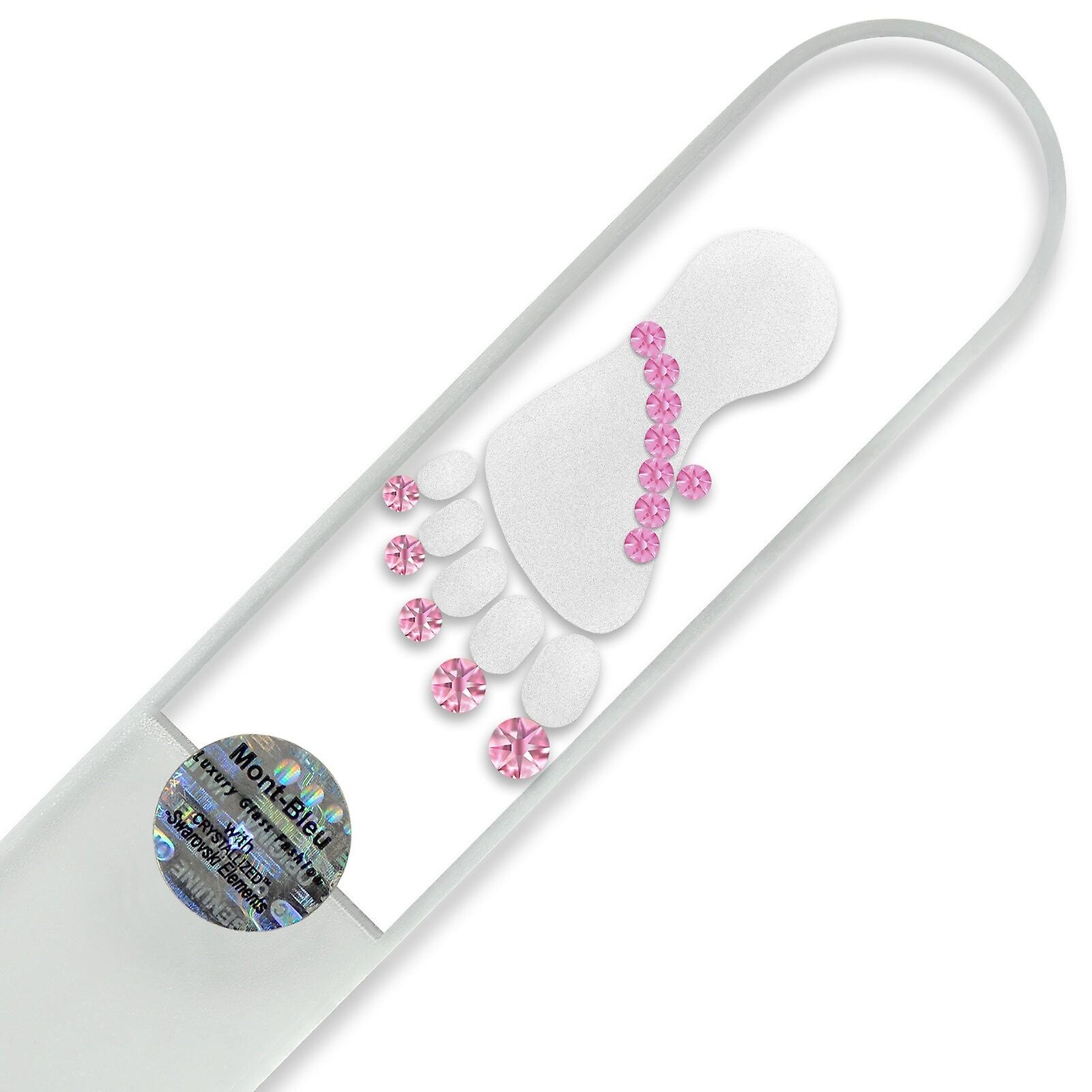 大きなクリスタルネイルファイルフット365-1 - ローズ