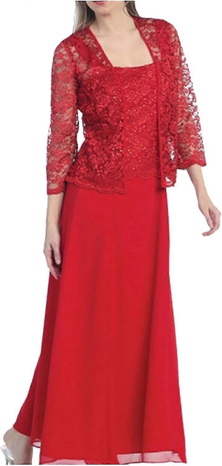 Blonder Patchwork Bukser Suit Mor Til Bruden Størrelse