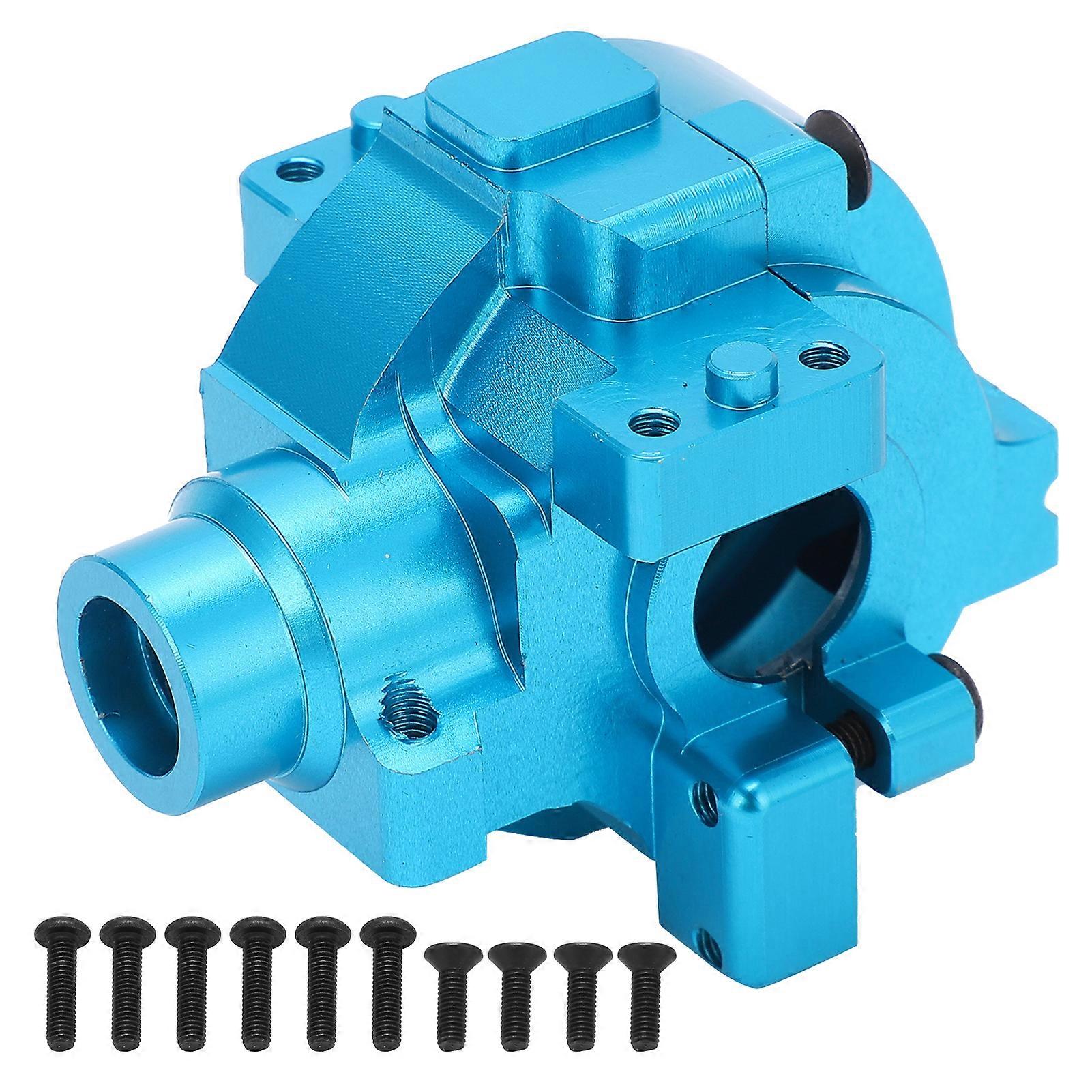 Front and Rear Gearbox for HSP 94123/94106/94107/94170/94118/94108/94111 1/10 RC Cars (Blue)