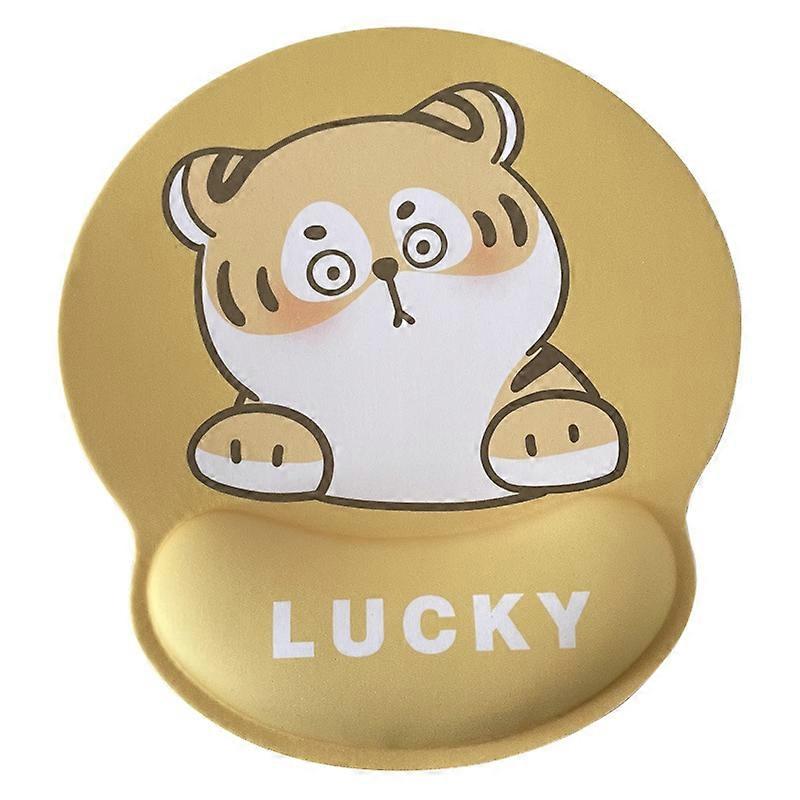 Ergonomic Mouse Pad Mouse Pad with -pretty tiger #yellow