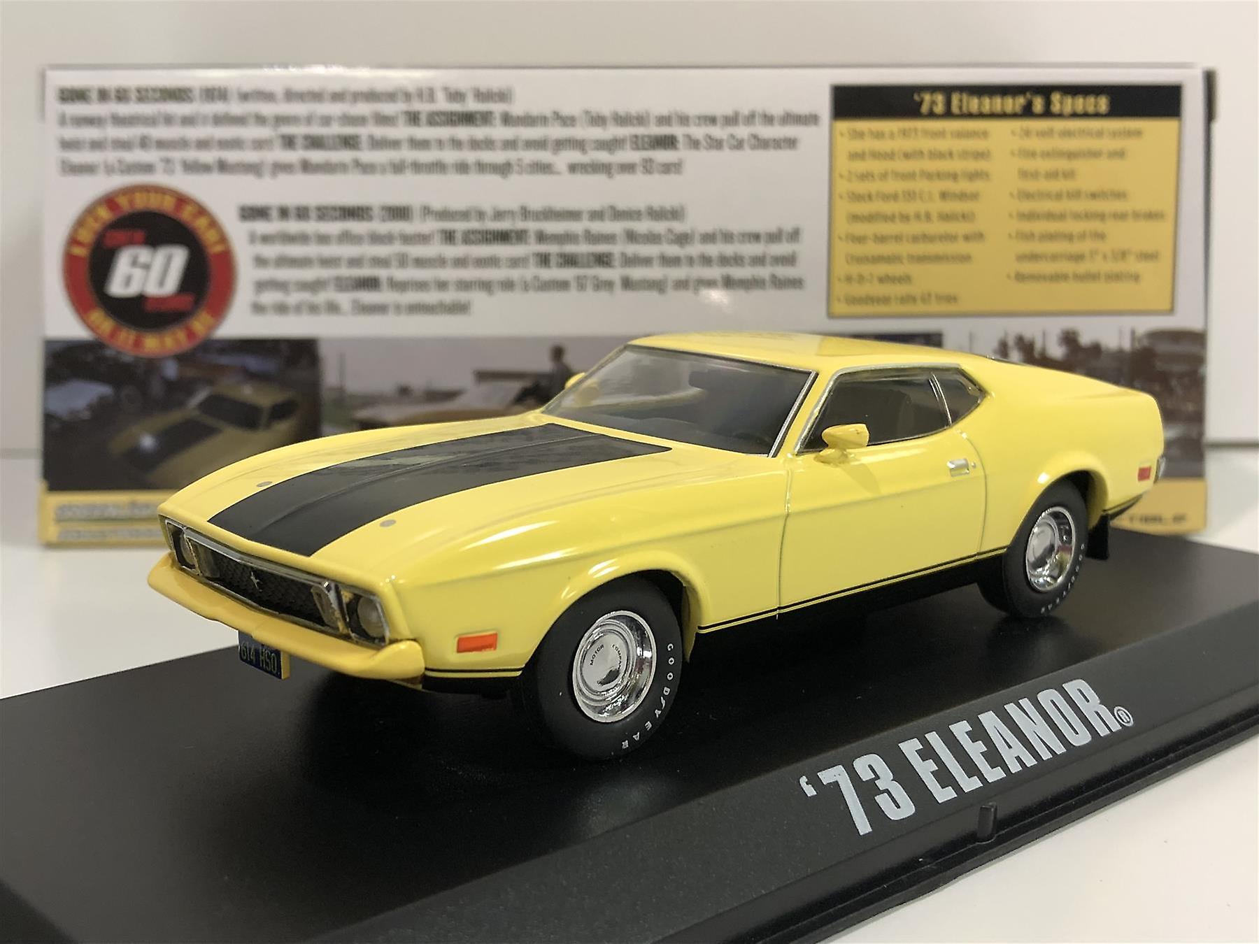 Gone in Sixty Seconds 1973 Eleanor 1:43 Scale Greenlight 86412