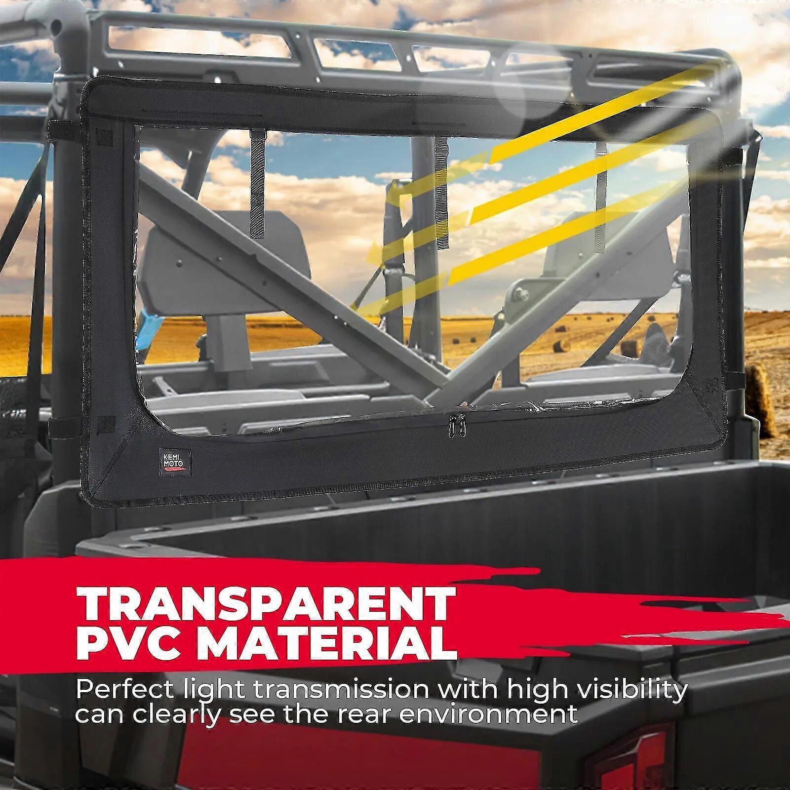 Rear Window Windshield Utv Compatible With Polaris Ranger Xp 1000 900 ...