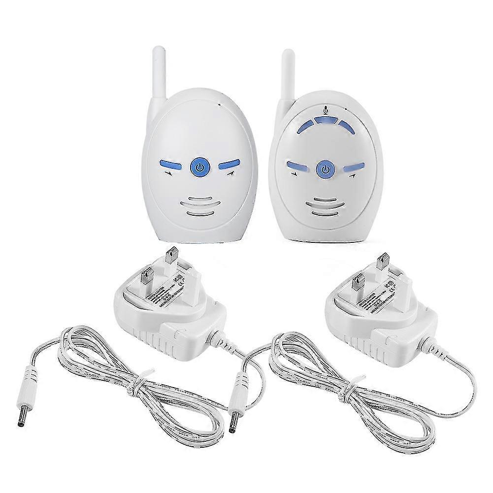 Wireless 2.4GHz Digital Audio Baby Monitor Sensitive Transmission Voice Two Way Talk UK Plug-YM
