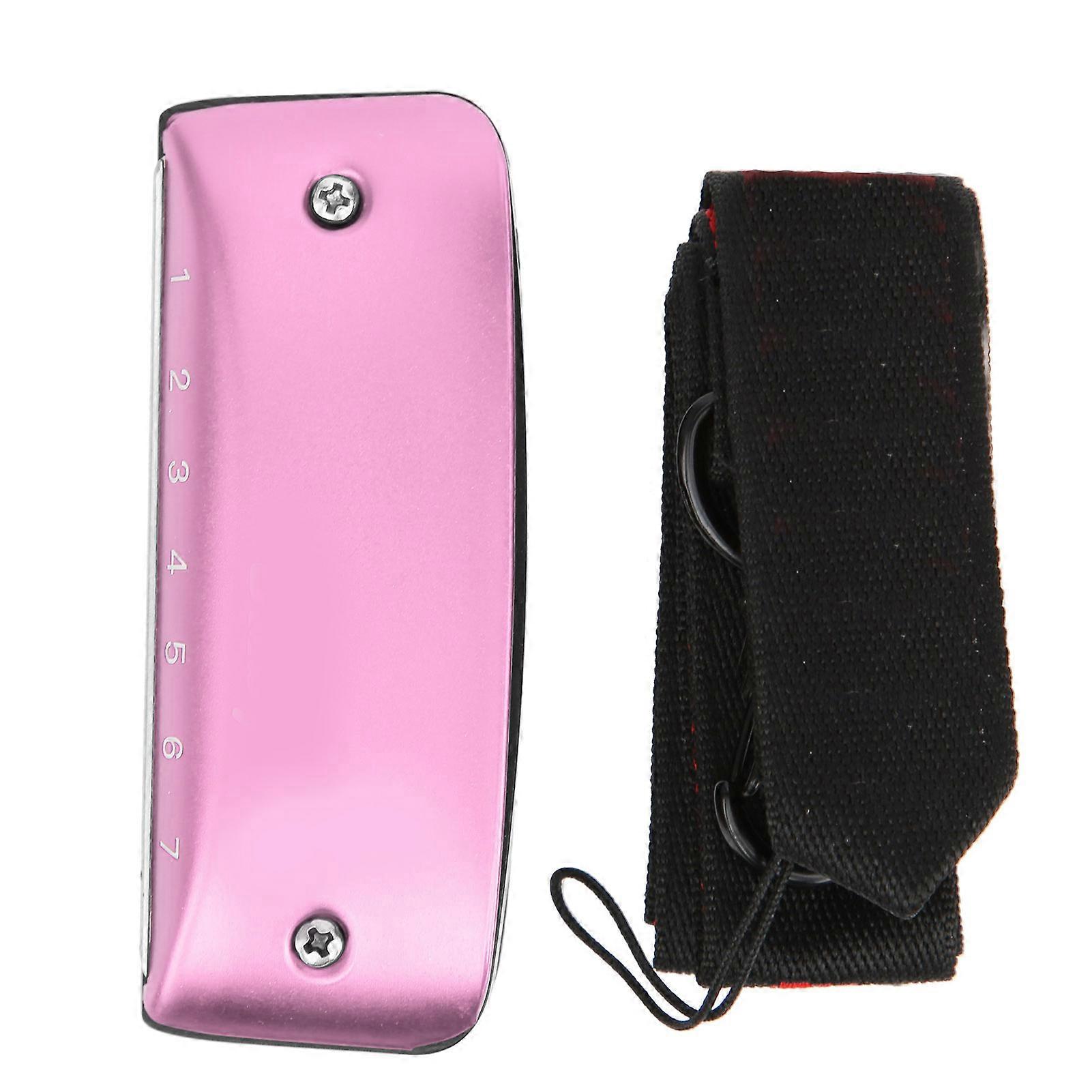 口琴 7 孔迷你蓝调学生成人初学者演奏口风琴管乐器