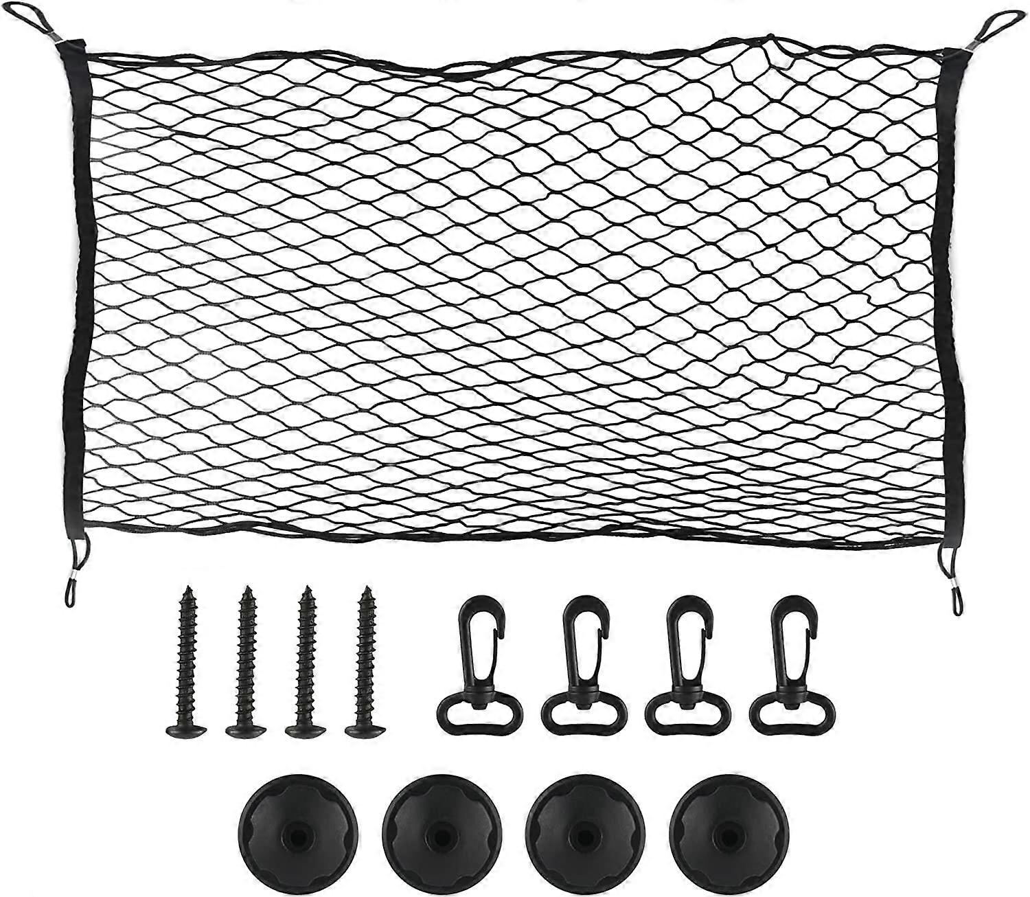 Universal Car Storage Net, Luggage Storage Net, Car Trunk Net, Car Accessories Net, Kids Luggage Net, For SUV Truck Black