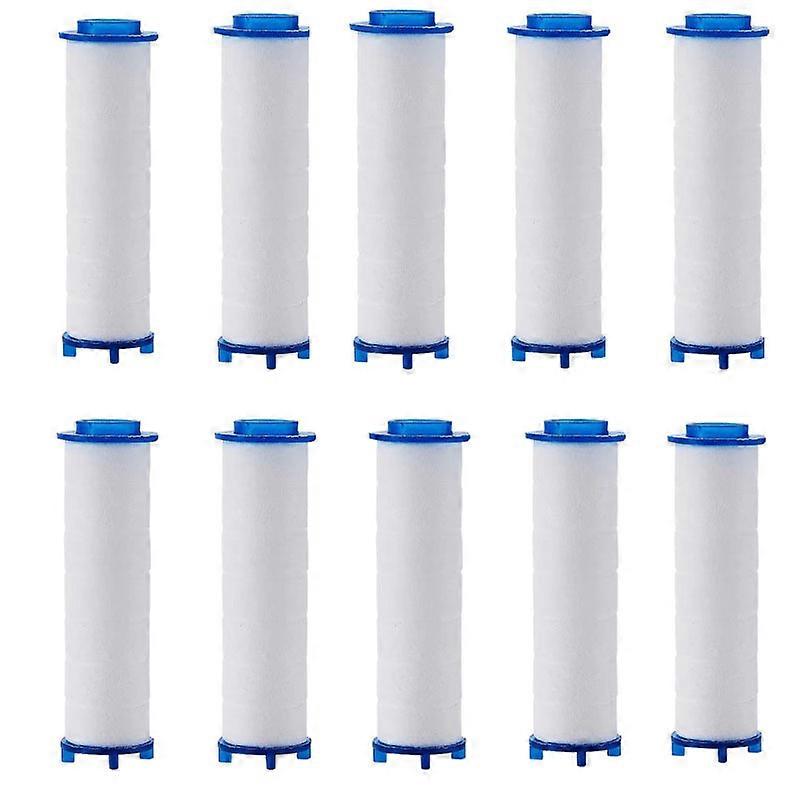 10 Pcs Shower Head Filter Universal PP Cotton Filter Shower Filters Core 8 x 2.5 cm Shower Head Replacement Filter Water Filter Element for Hard Water