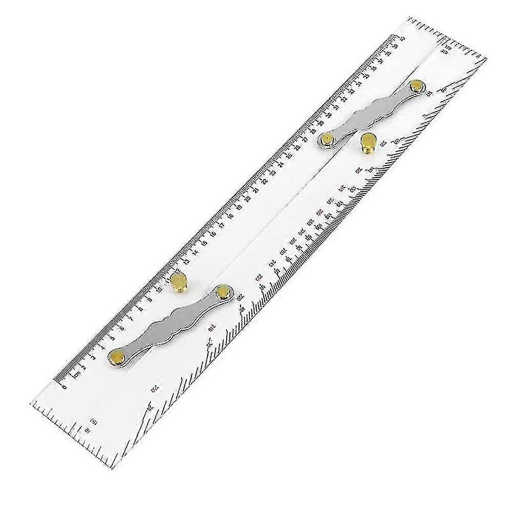 Marine Parallel Ruler Clear Scales, Mapping Points To Pull Parallel Ruler 450mm, Nautical Charts Pa