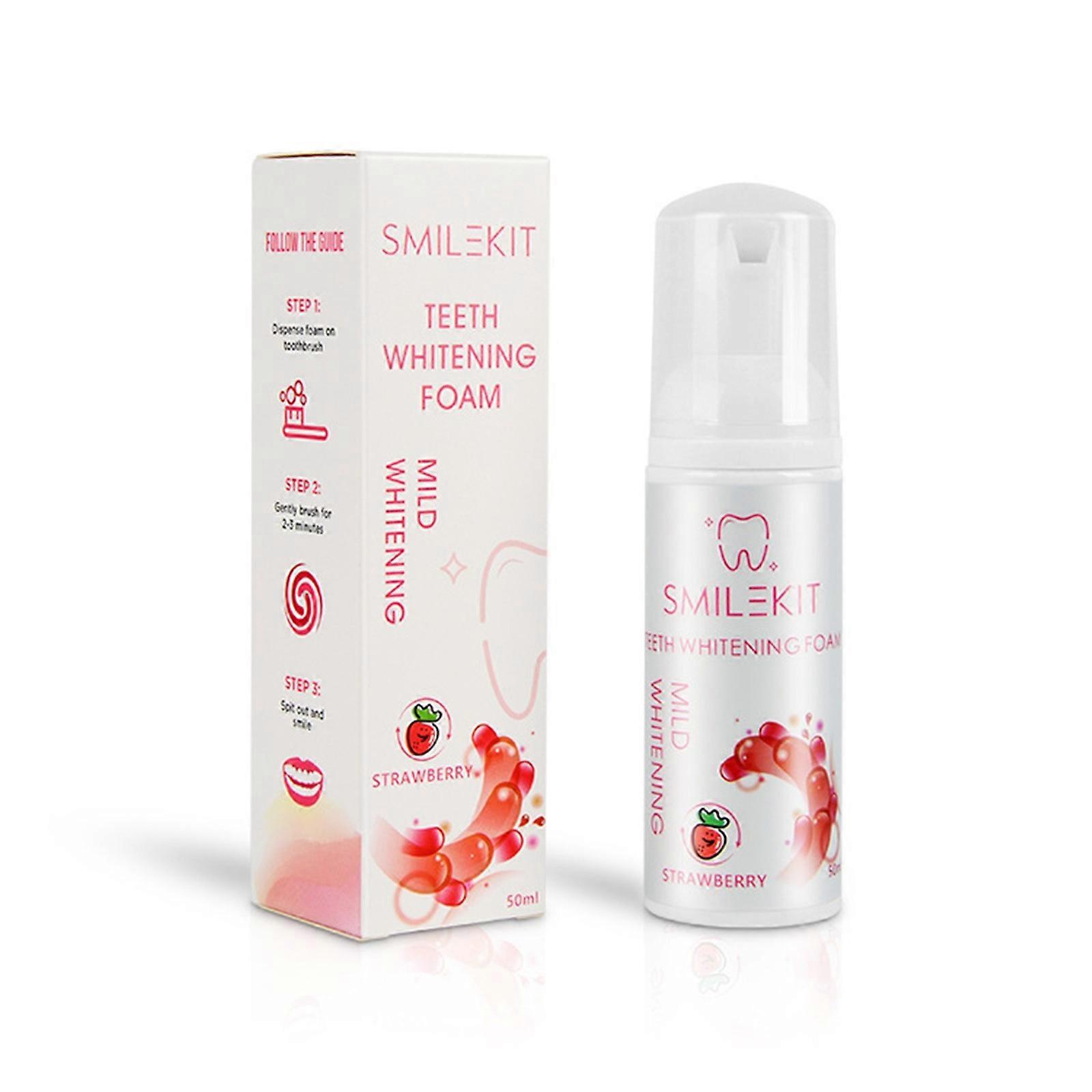Tooth Whitening Toothpaste, Cleaning Foam Toothpaste, Whitening Toothpaste, Tooth Whitening Foam Toothpaste, Enhanced Decontamination Toothpaste 50ml