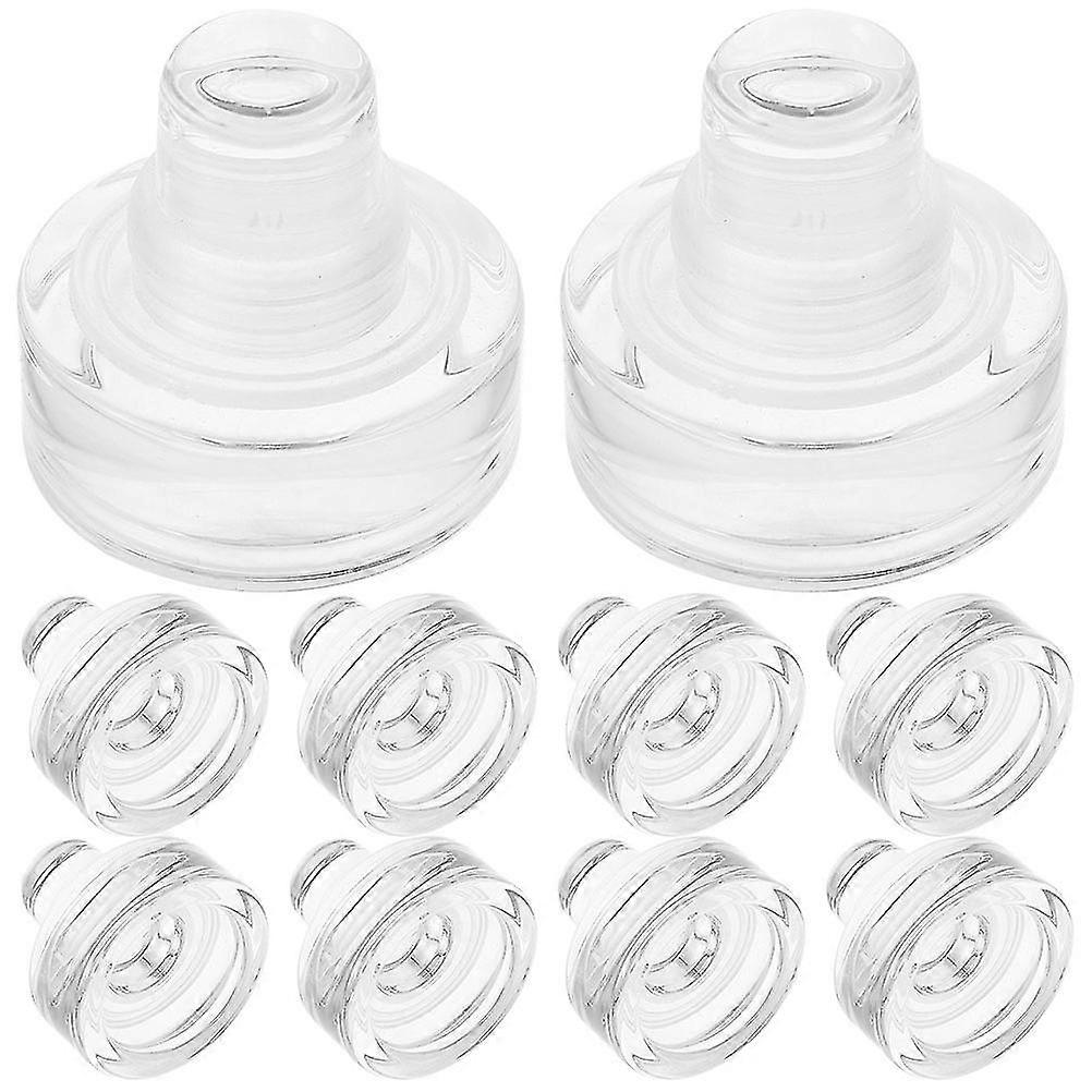 10kpl viinitulppa lasitulppa tiiviste lasitulppa pullo lasikorkki viiniolutpulloille