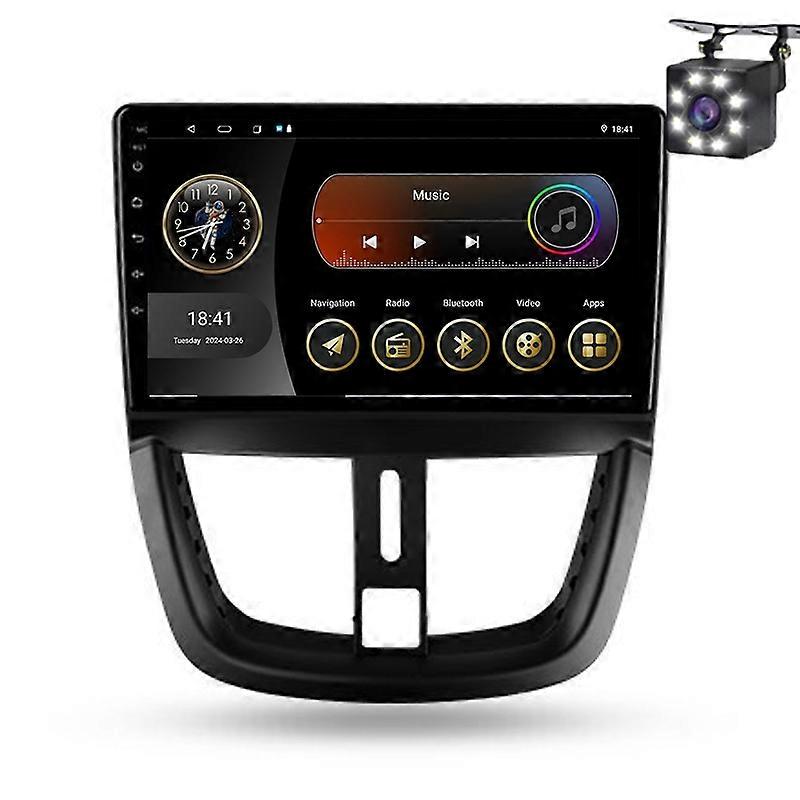 For Peugeot 207 207CC 2006-2015 Auto Wireless Carplay Radio Stereo Multimedia Player Car Android