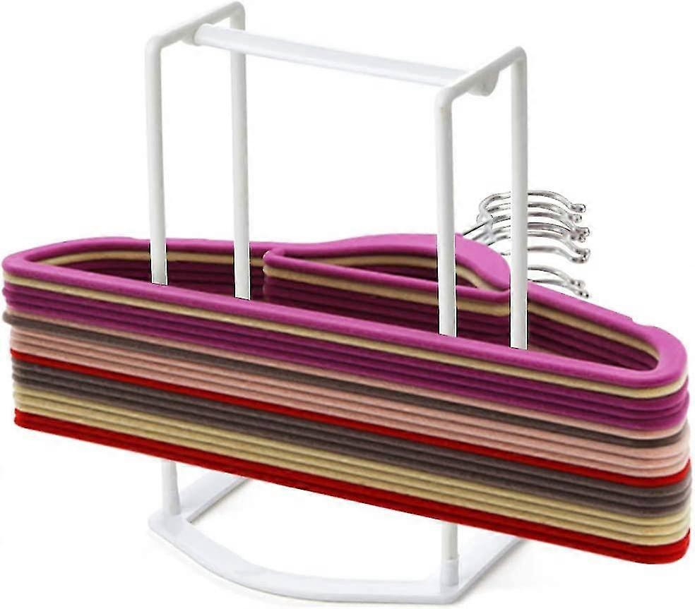 White Hanger Caddy/Hanger Holder/Hanger Stacker/Hanger Organizer