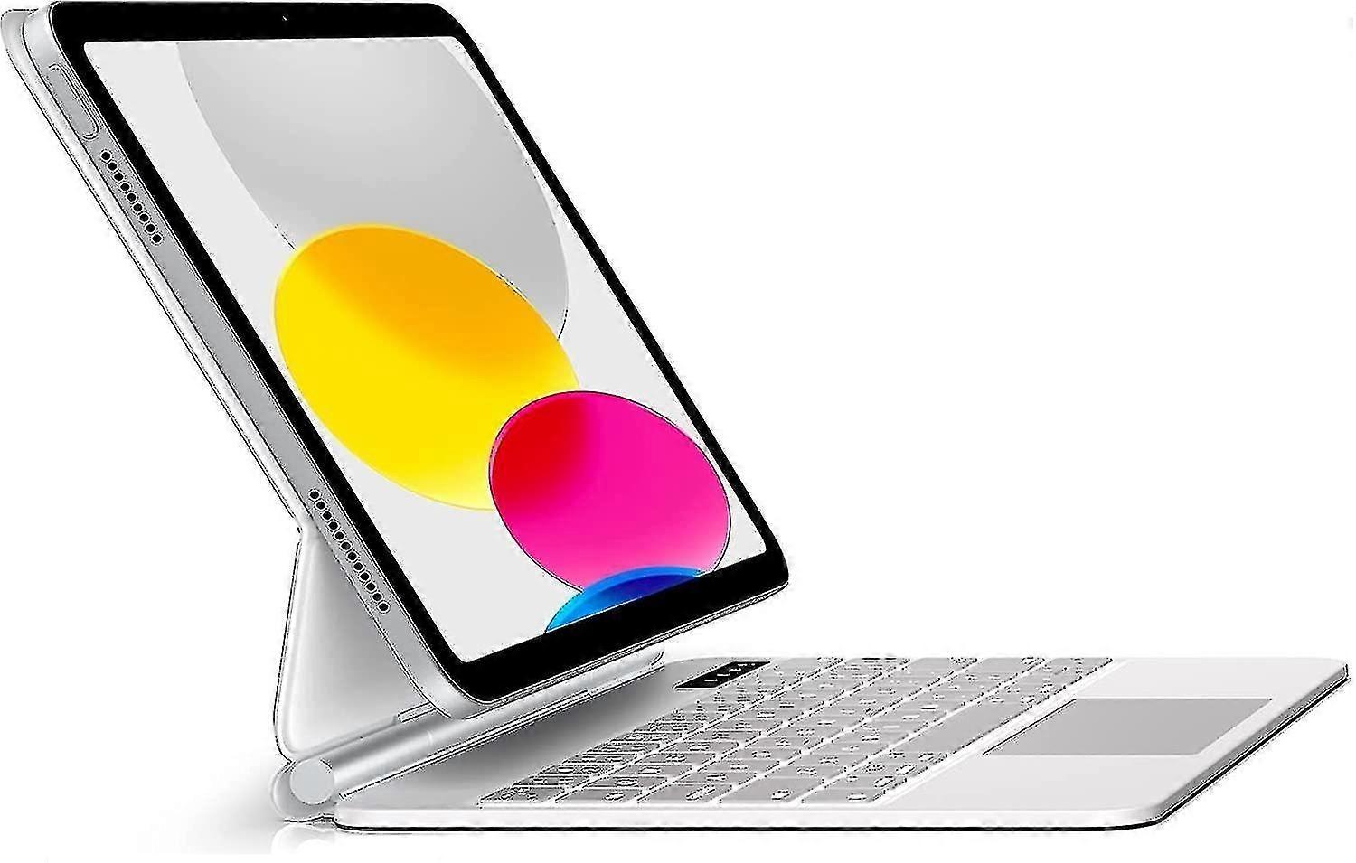 Ipad 10th Gen (10.9 İnç) için Arkadan Aydınlatmalı Klavye Kılıfı - Klavyeli ve Multi-Touch Tr ile Kablosuz Kılıf