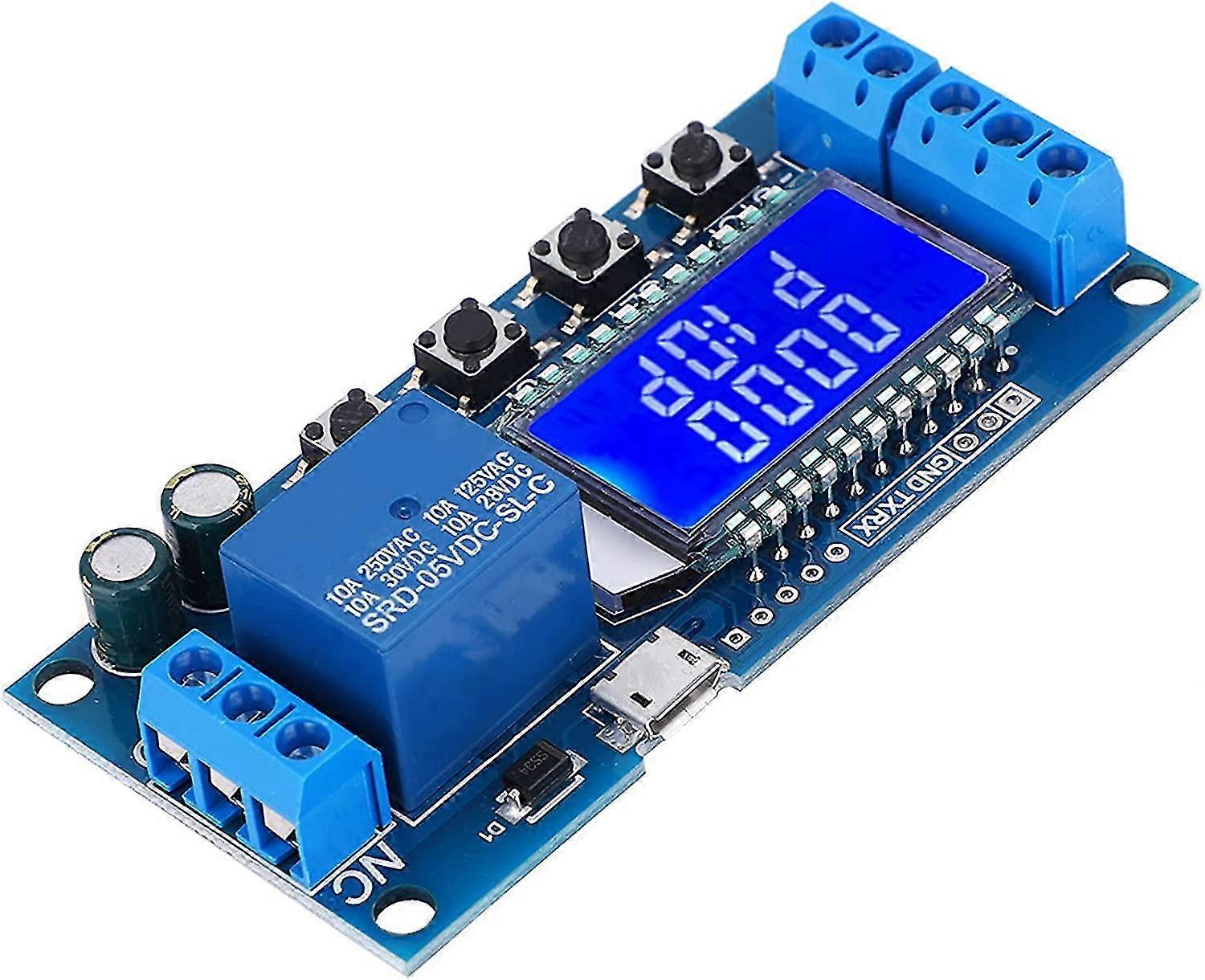 5v 12v 24v Delay Controller Board Delay Off Cycle Timer 0.01s - 9999min