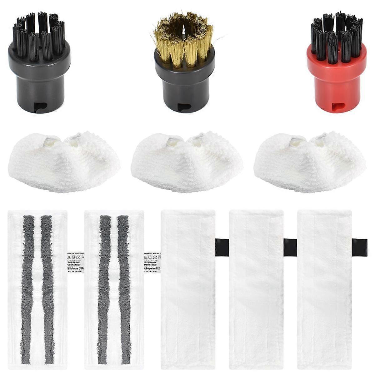Ensemble de chiffons en microfibre pour nettoyeurs vapeur SC1 SC2 SC4 SC5