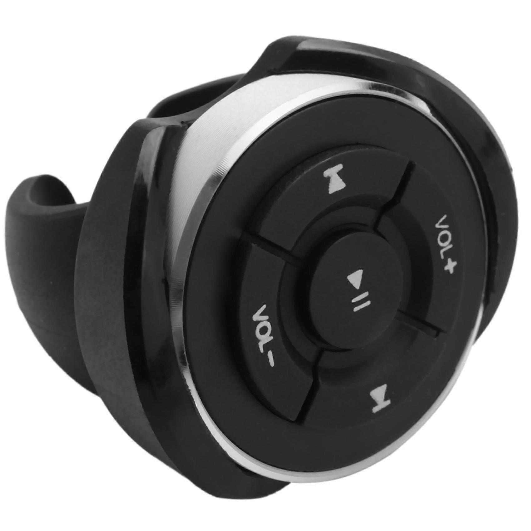 Wireless Bluetooth Remote Control Car Steering Wheel Motorcycle Bike Handlebar Media Button For And