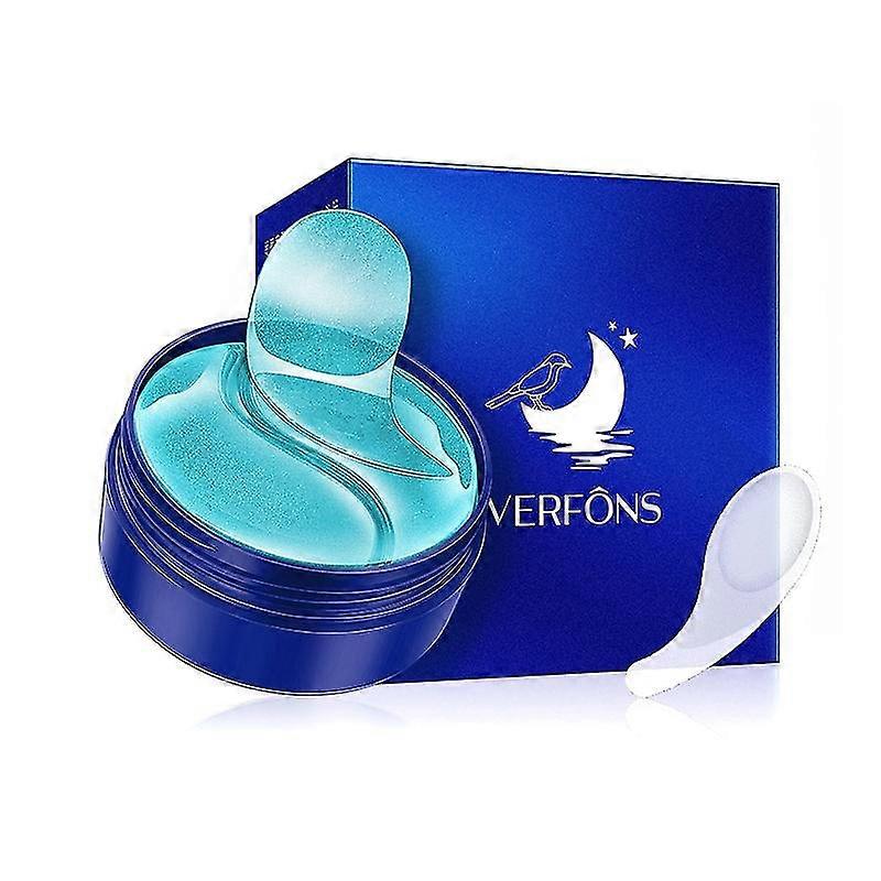 60pcs=30 Pairs Red Algae Eye Masks Remove Dark Circles Moisturizing Lifting Collagen