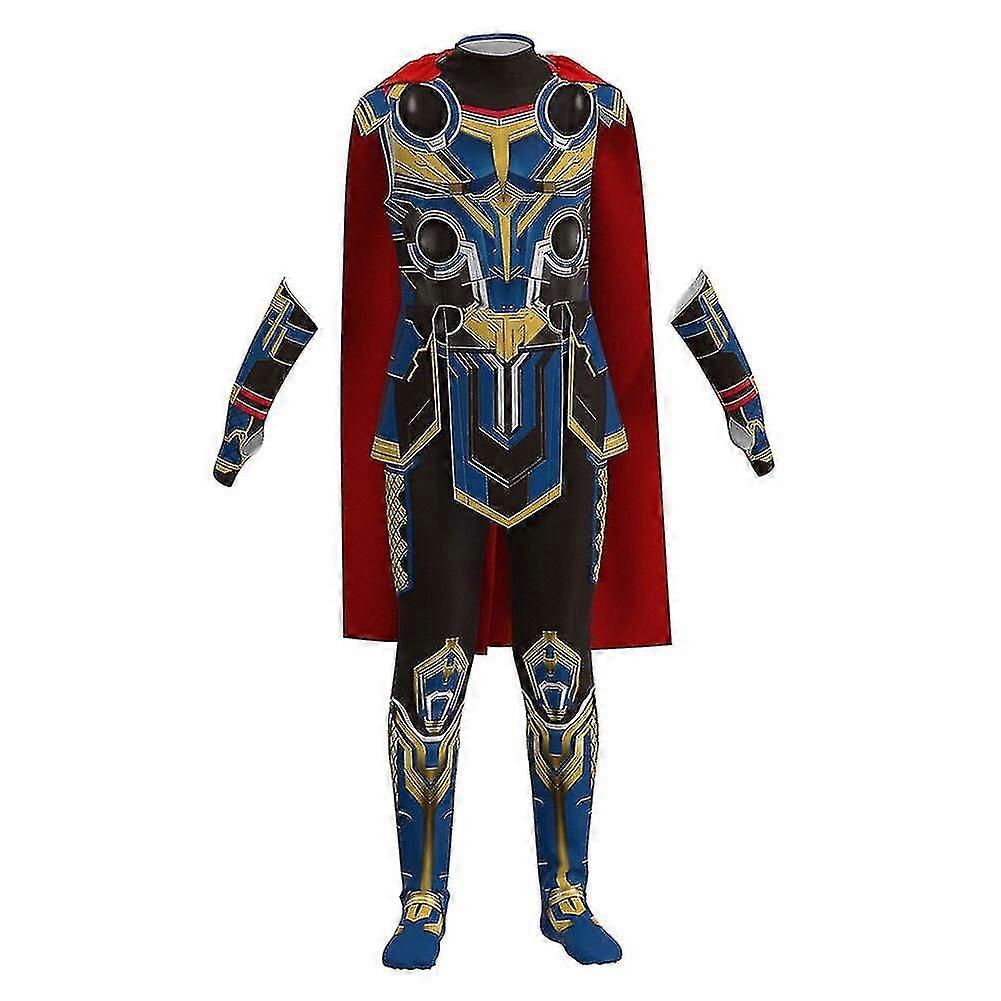 Kids : And Thunder Costume Jumpsuit Cloak Outfits Suit