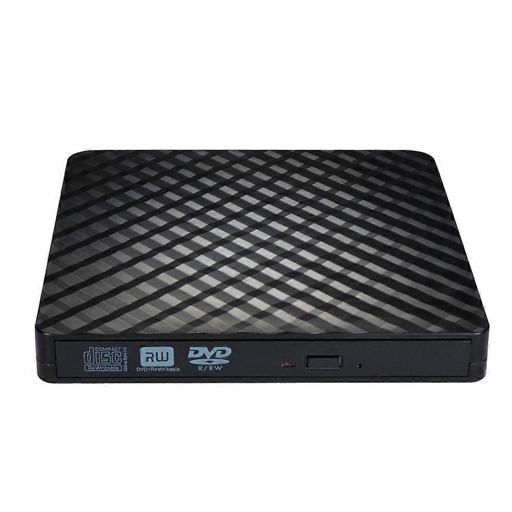 External CD DVD Drive, USB 3.0 and Type-C Portable CD DVD +/-Rw Drive Reader, DVD/CD ROM Burner Rew